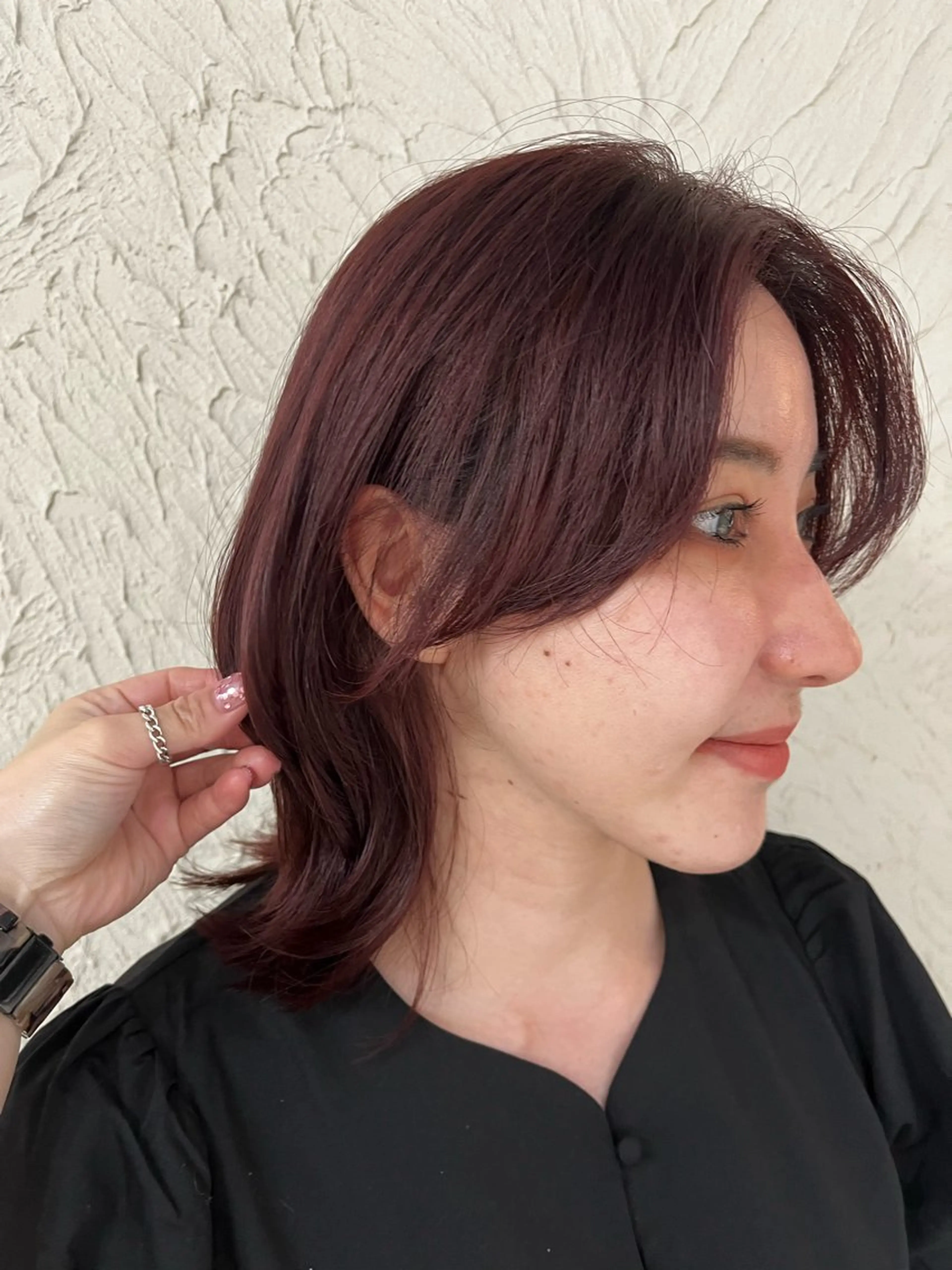 ミディアム カット ヘアカラー トリートメント ハイトーンカラー🩵 耳ツボジュエリー👂のその他イメージ