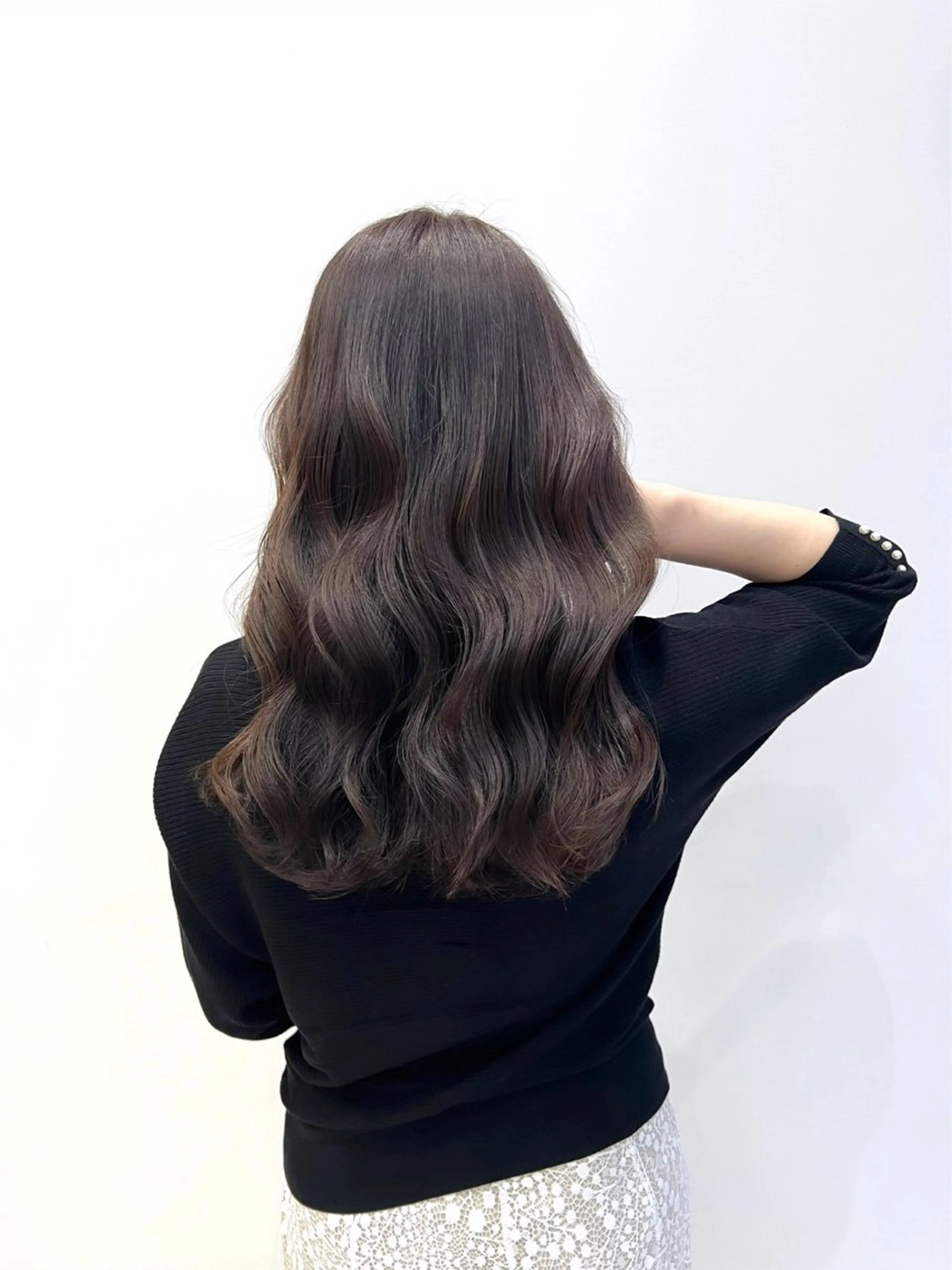 セミロング カラー ヘアアレンジ ✨艶髪✨ 吉田誠のヘアスタイル