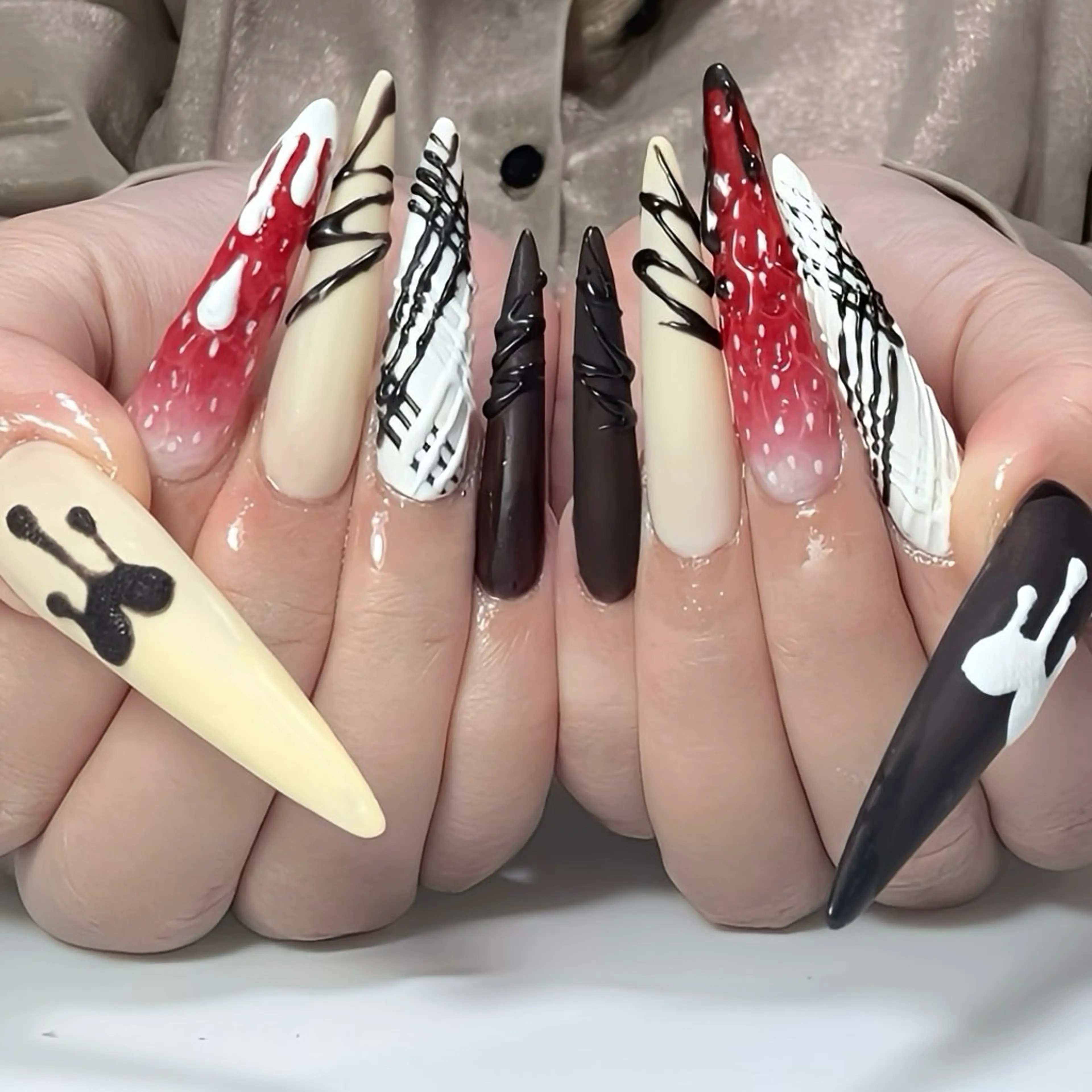 ネイル ハンドネイル Rose Glass 高蔵寺店のネイルデザイン