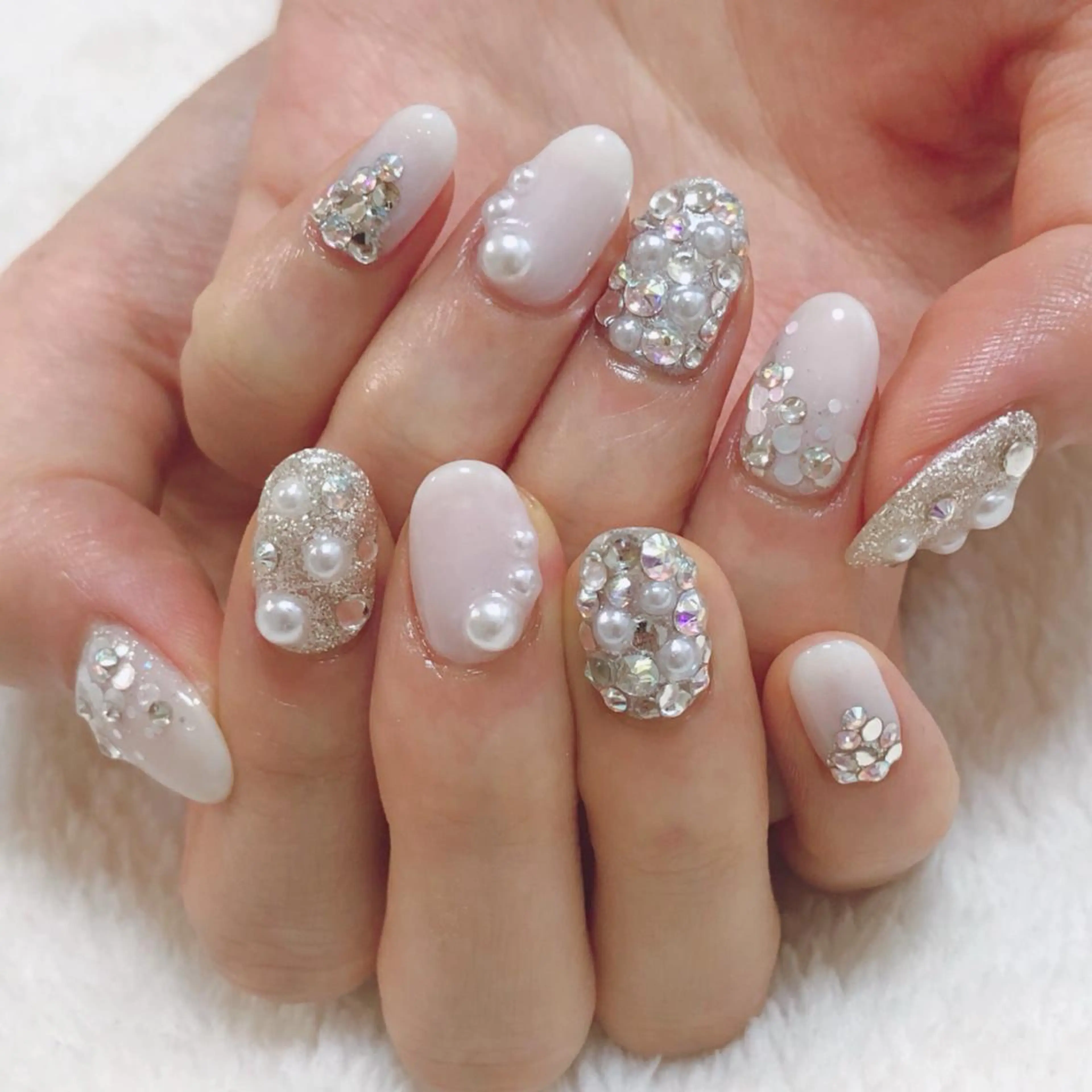 ネイル ブライダルネイル ハンドネイル MAYME所属・MAYME TAMAKIのネイルデザイン