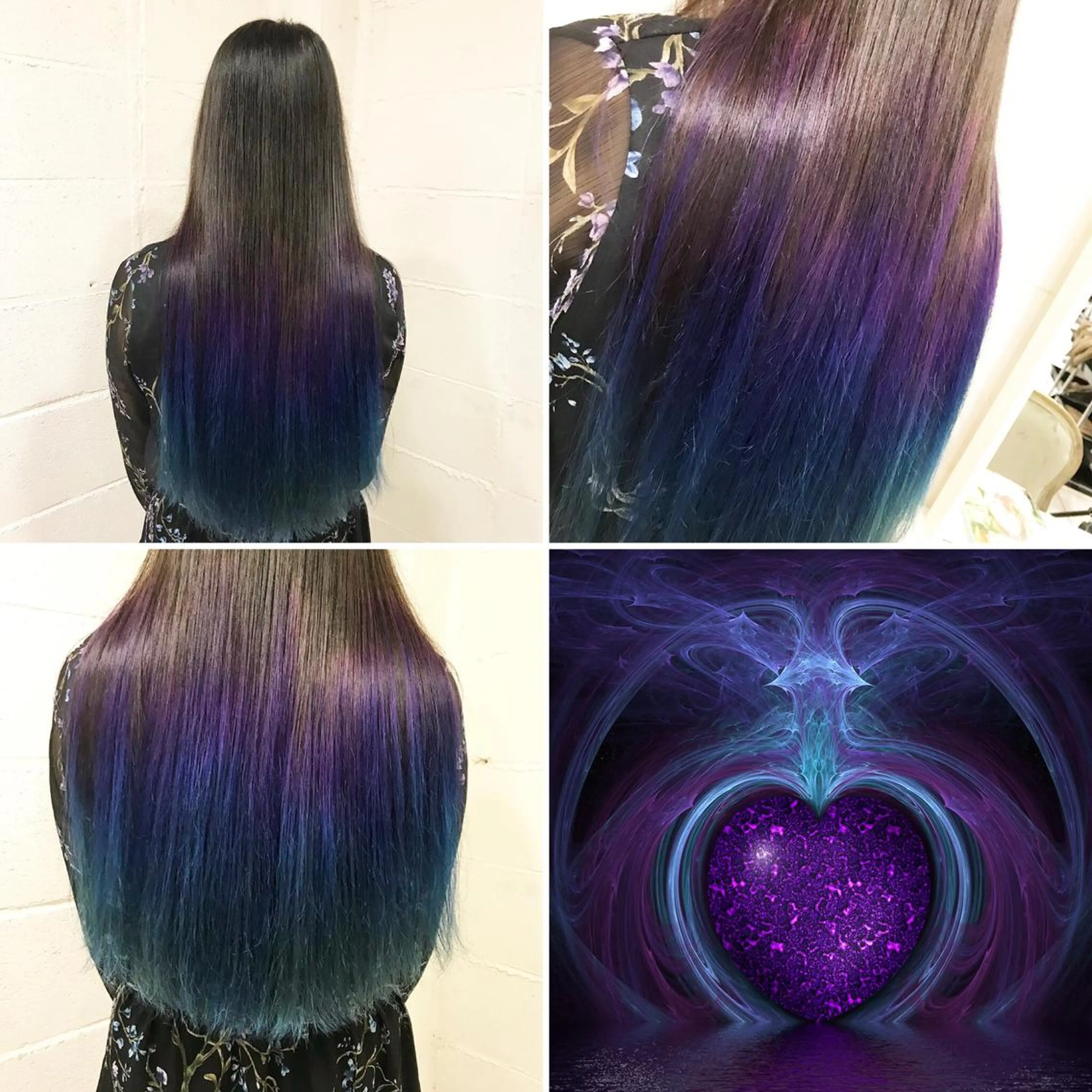 ロング カラー ヘアカラー トリートメント 🌈推し色派手髪 ハイトーンShinのヘアスタイル