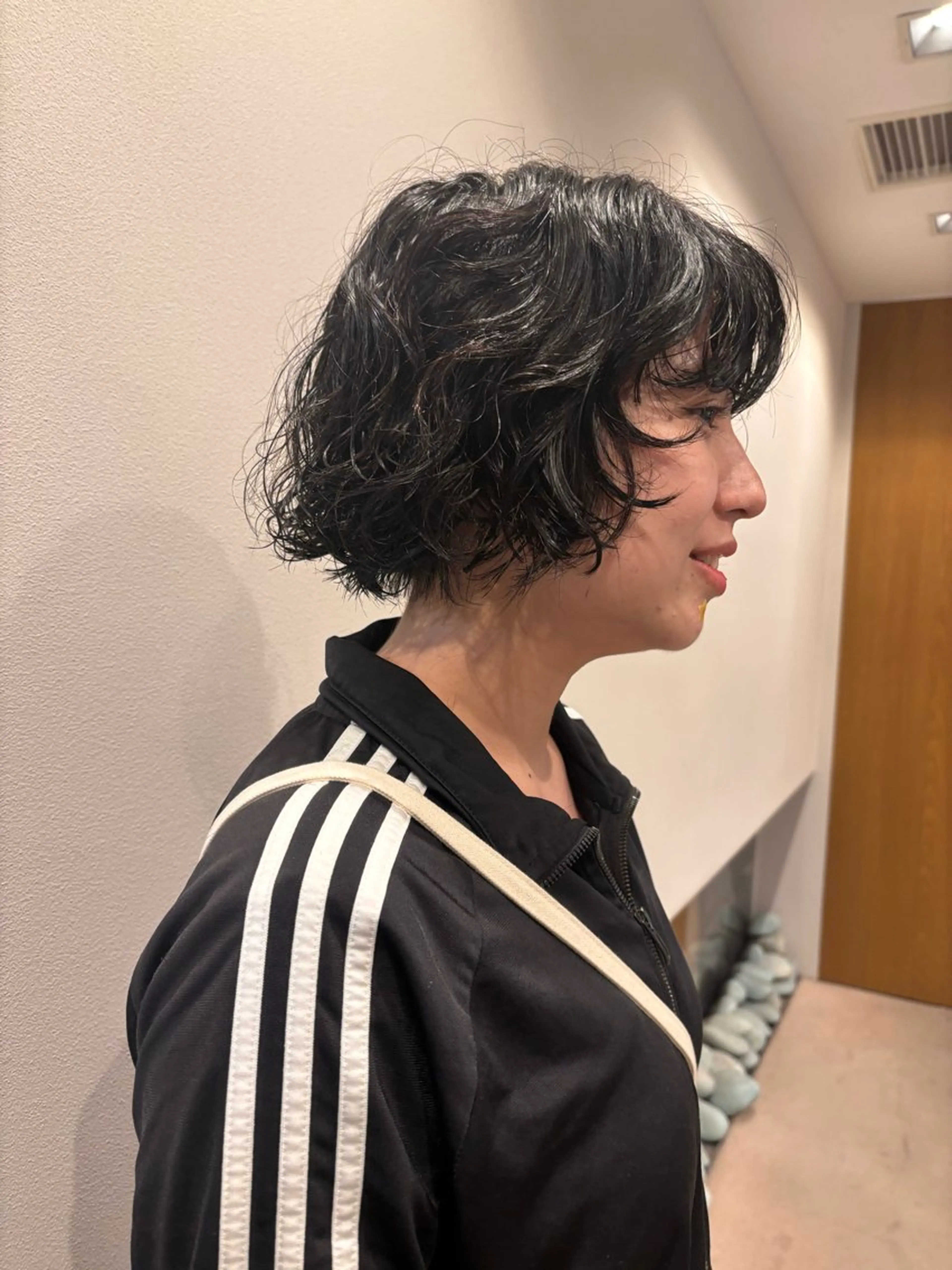 ショート パーマ カット パーマ トリートメント ヘッドスパ オーガニックカラー/ 表参道/ルカのヘアスタイル