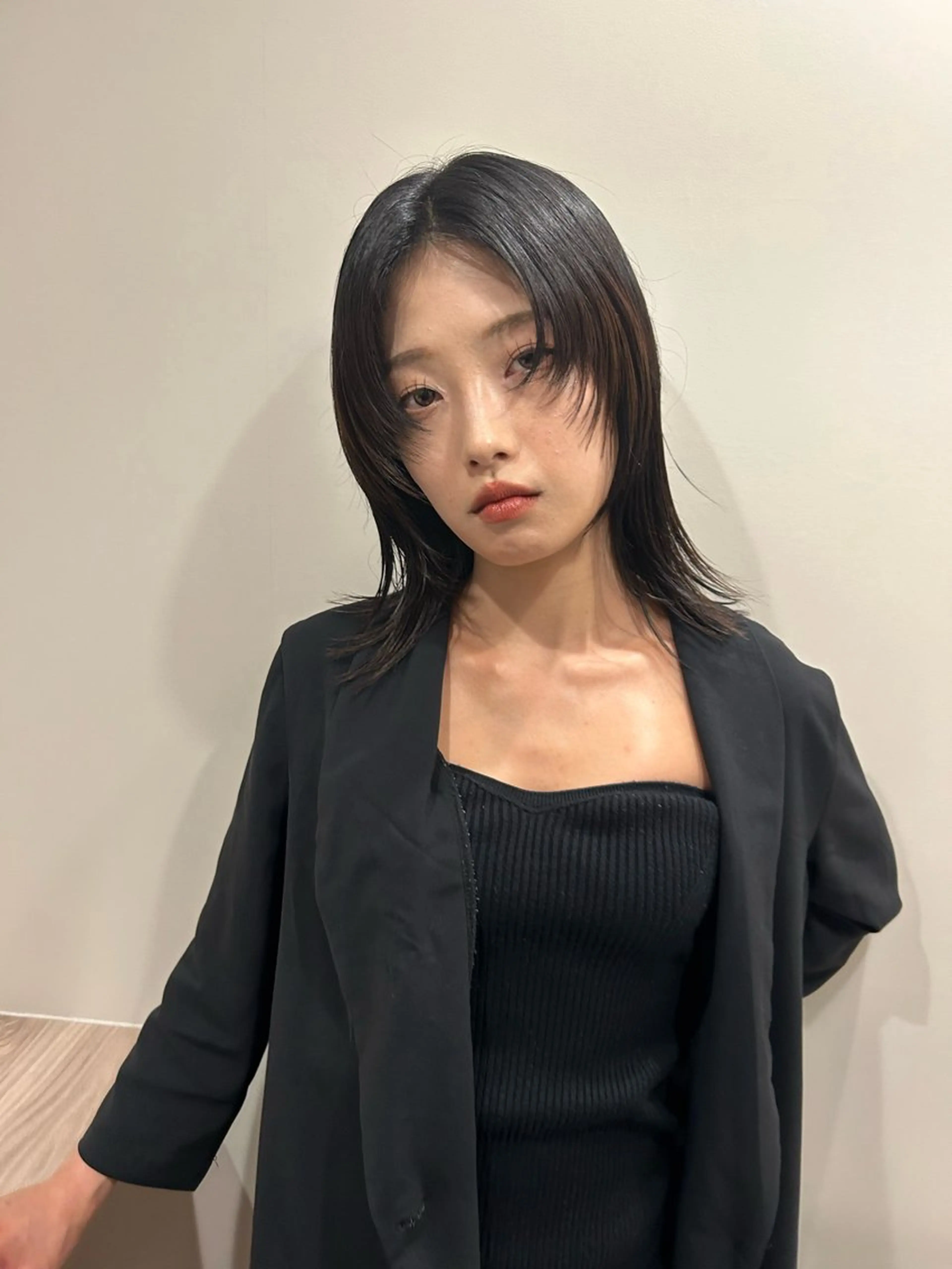 ミディアム メンズパーマ💈藤田 晃志のヘアスタイル