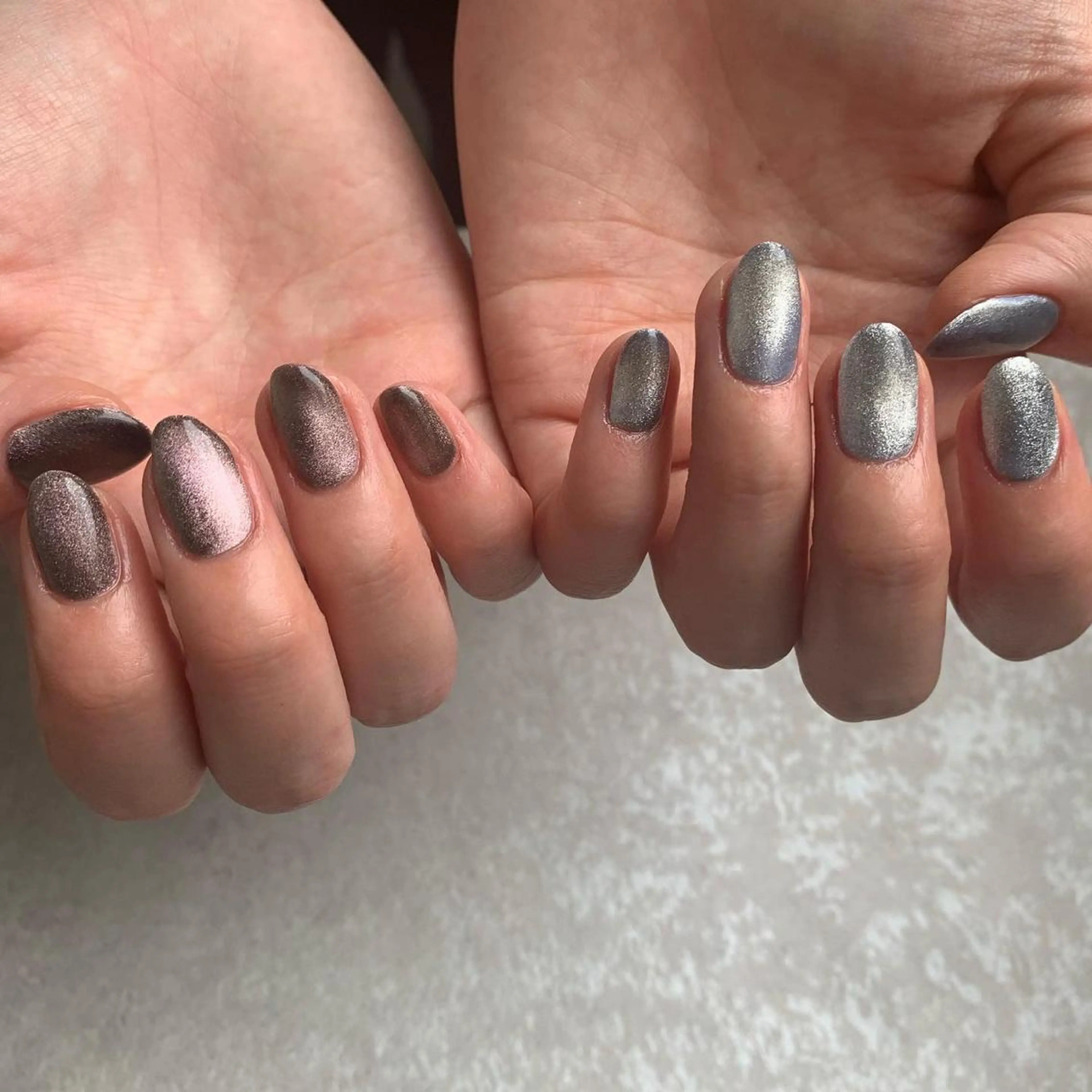 ネイル マグネットネイル ハンドネイル ハンドケア lyly.nail所属・lylynail YUUKAのネイルデザイン