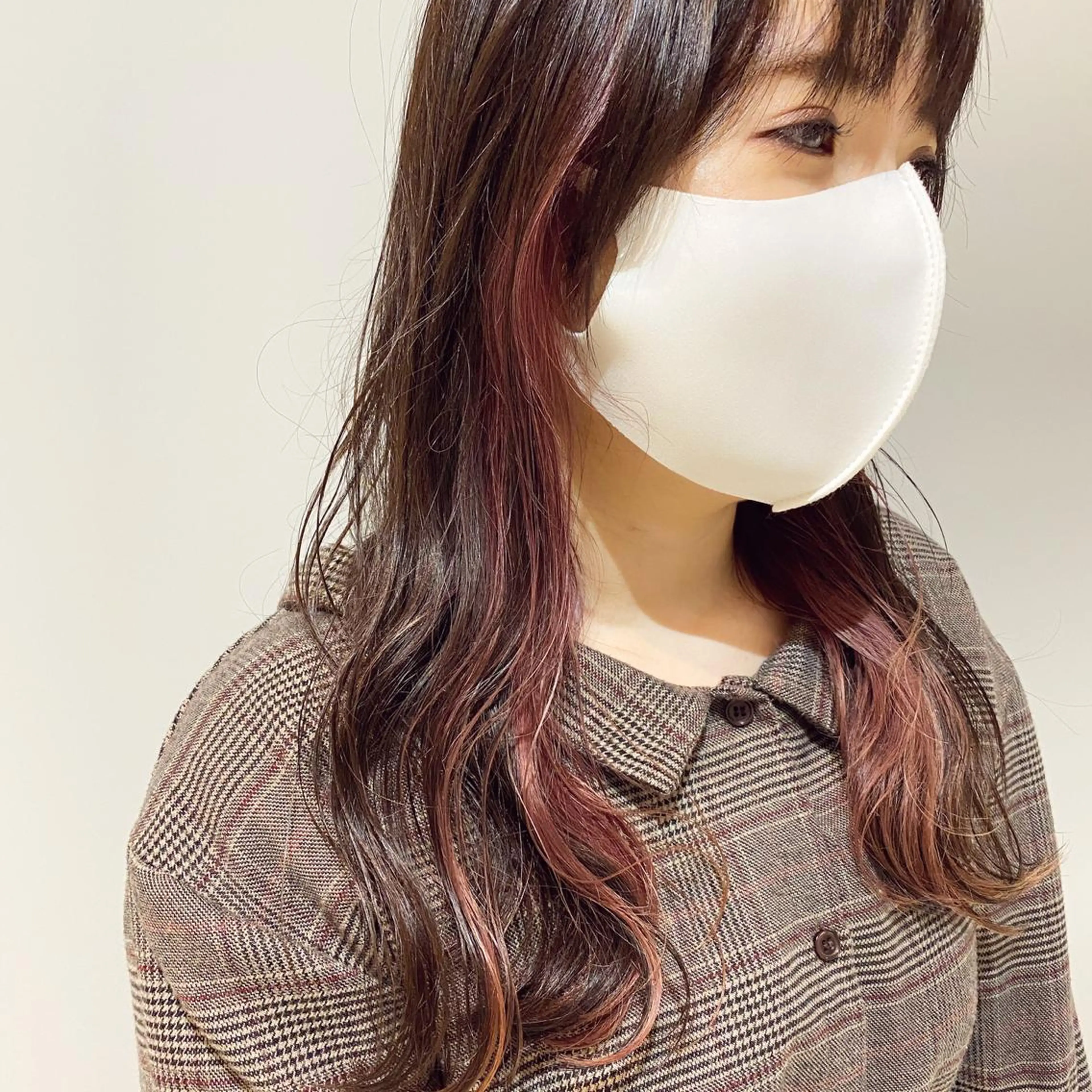 セミロング カラー インナーカラー ボブ/salut町田 🧡kanaのヘアスタイル