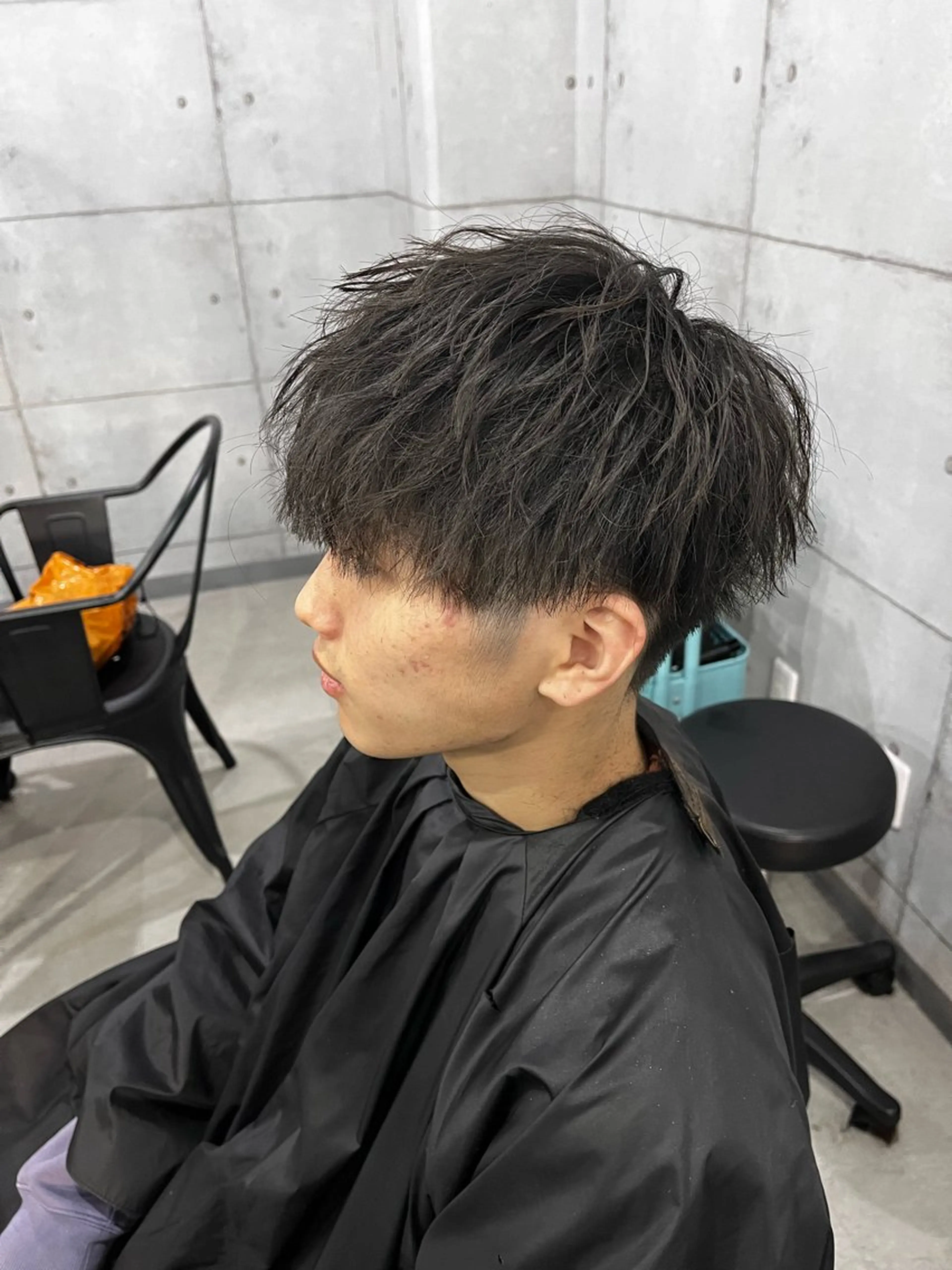 メンズ 縮毛矯正モデル 募集中Yuuriのヘアスタイル