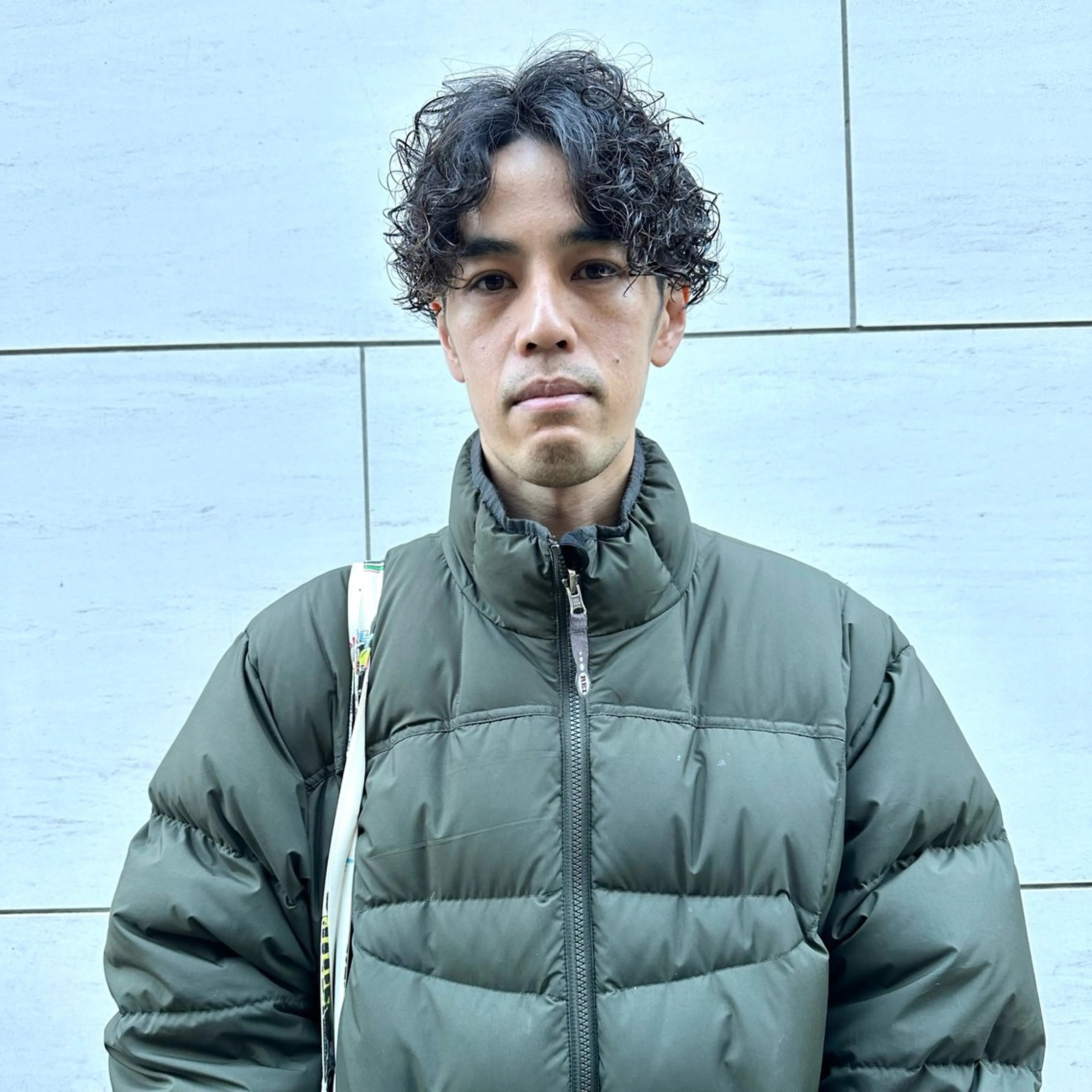 ショート パーマ メンズ センターパート メンズパーマ カット パーマ 🌈圧倒的デザイン パーマ　関和希のヘアスタイル