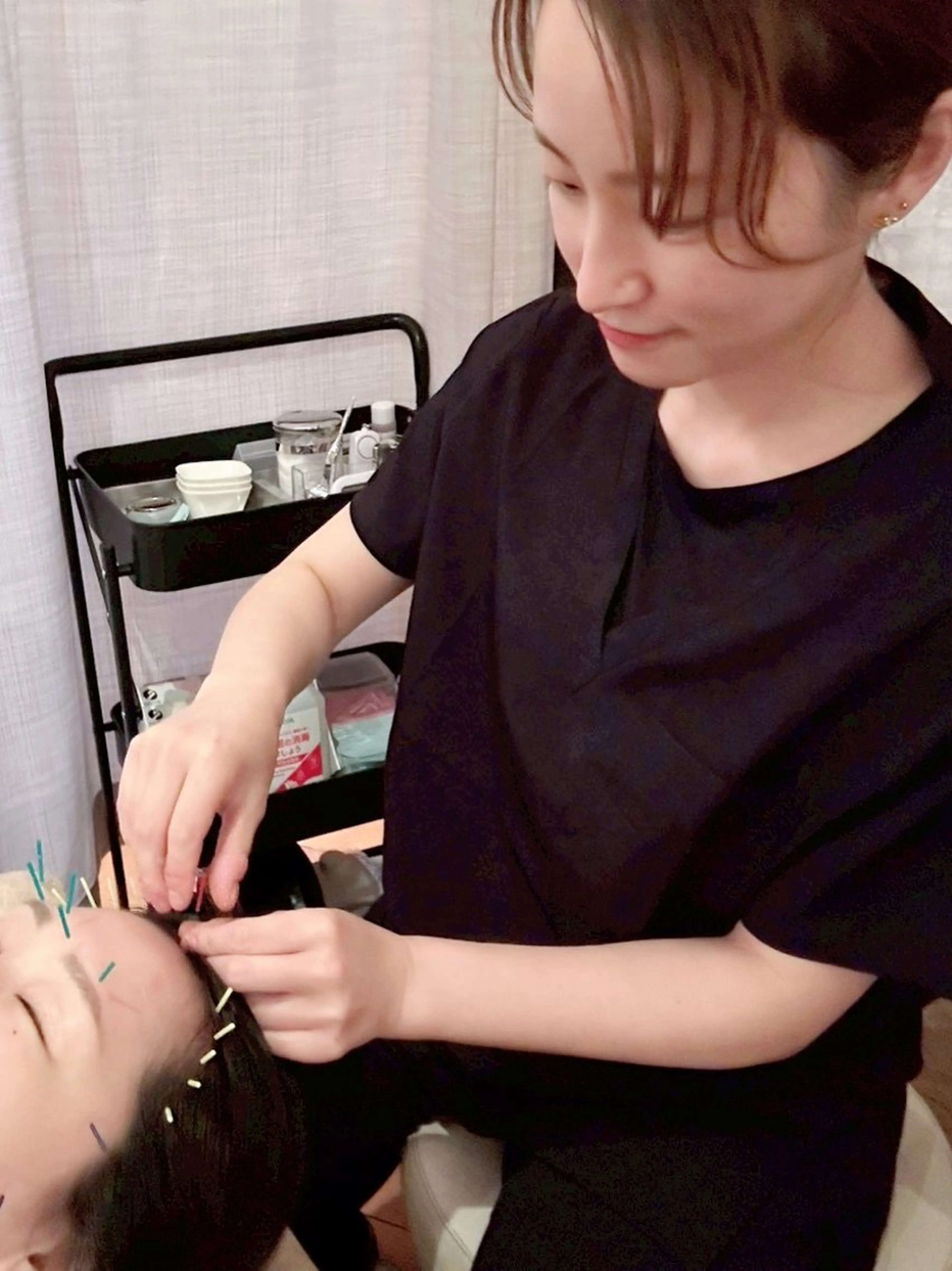 初回限定🌿美容鍼+ヘッドマッサージ付き💆‍♀️女性だけでなく男性からも人気なメニューです💆‍♂️の写真
