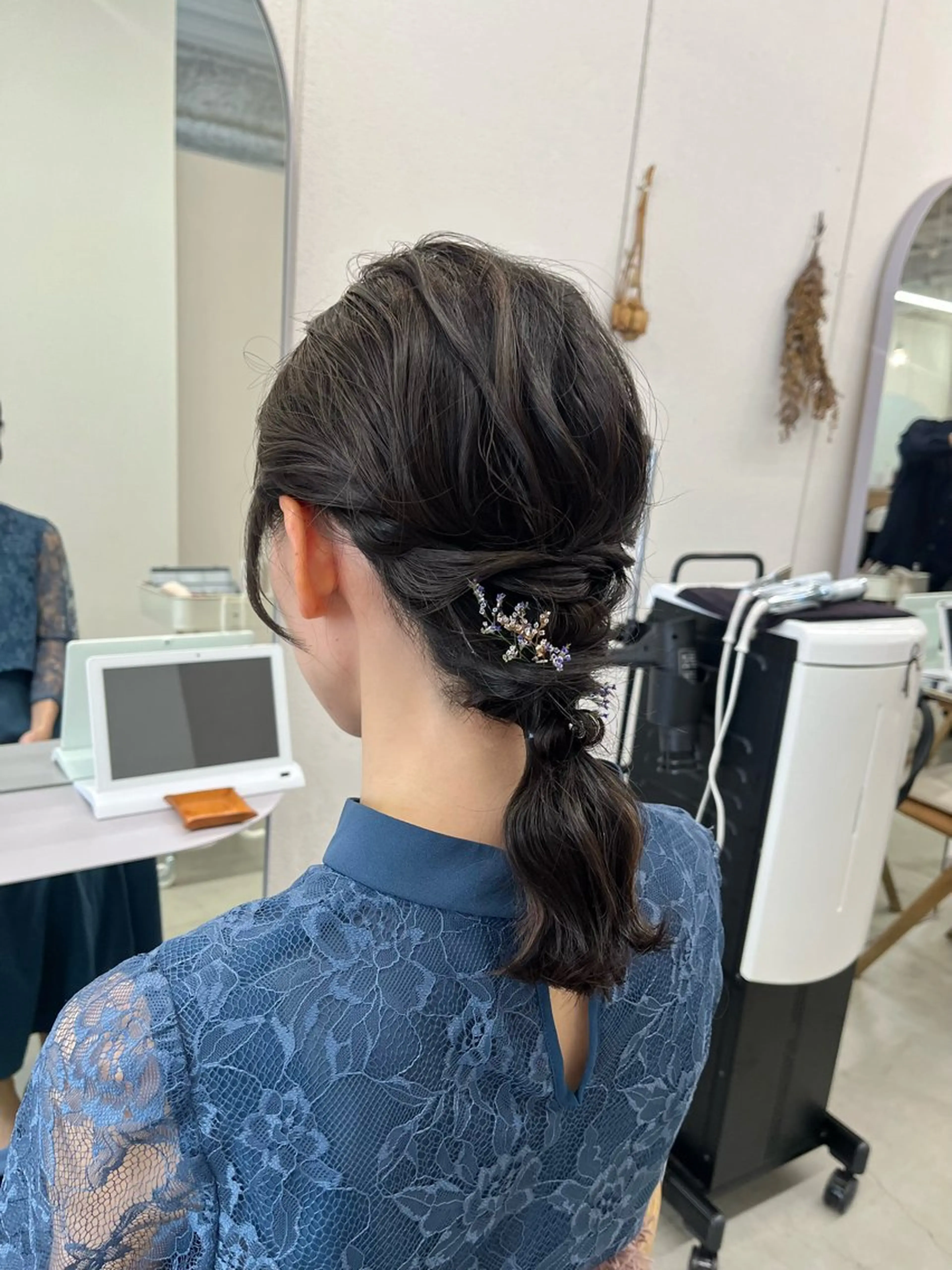 ヘアアレンジ ヘアセット 🌼花屋併設🌼 木下奈々望のヘアスタイル