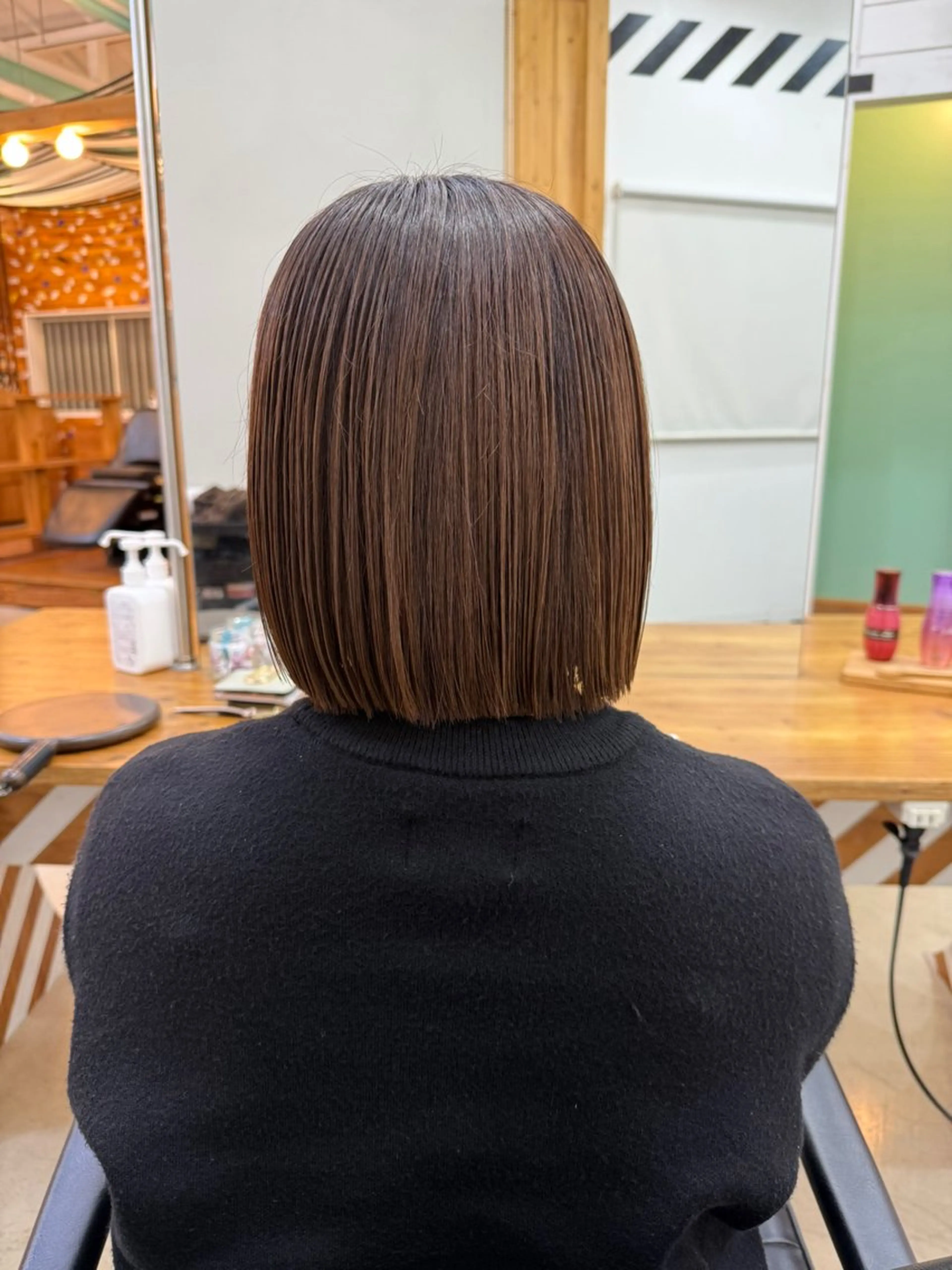 ショート 切りっぱなしボブ ボブ RancH所属・もろ✂︎カットモデル 募集中✂︎のヘアスタイル