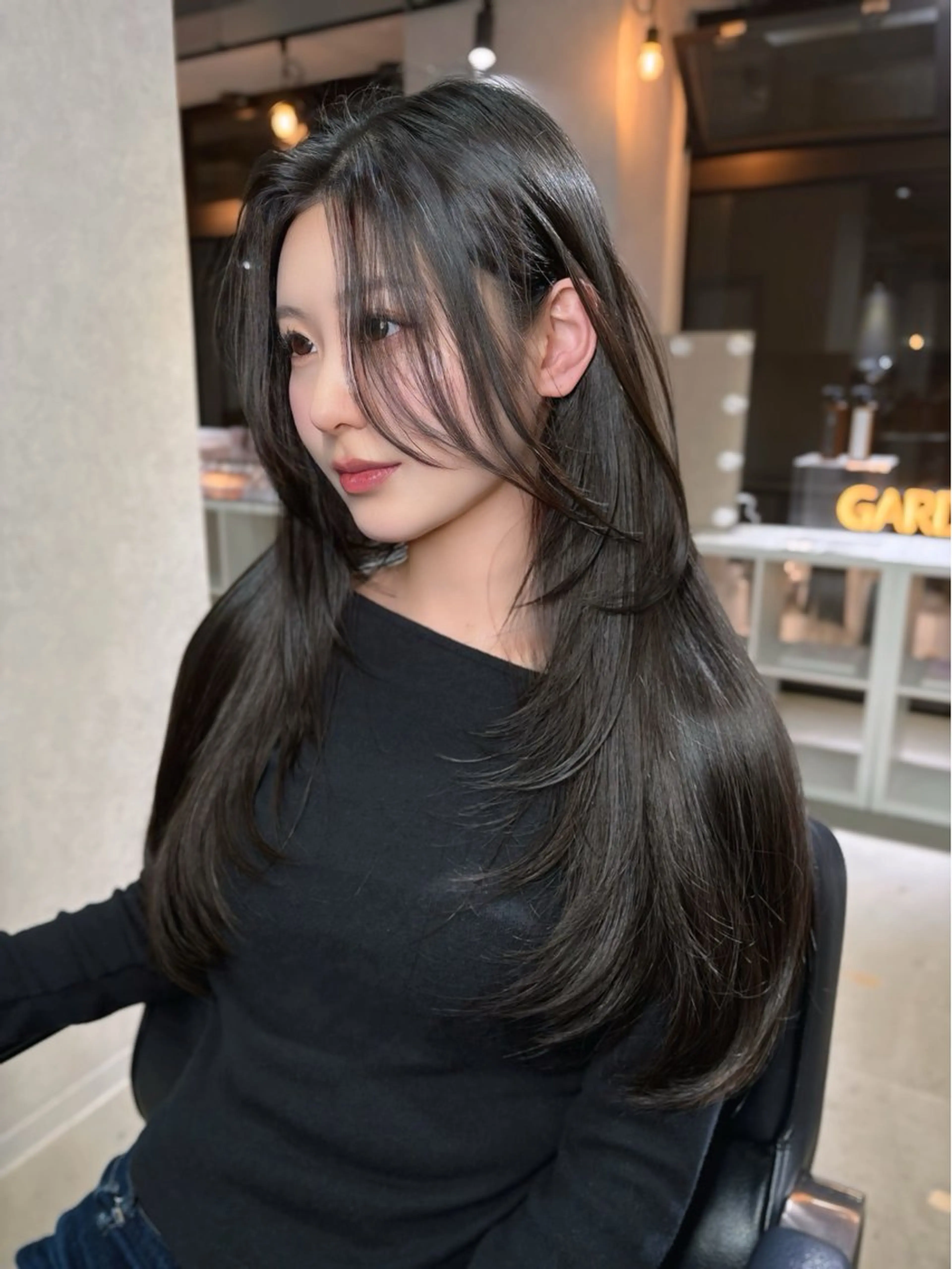 ロング カラー カット ヘアカラー トリートメント ワンホン/エクステ ケラチン/Kaitoのヘアスタイル