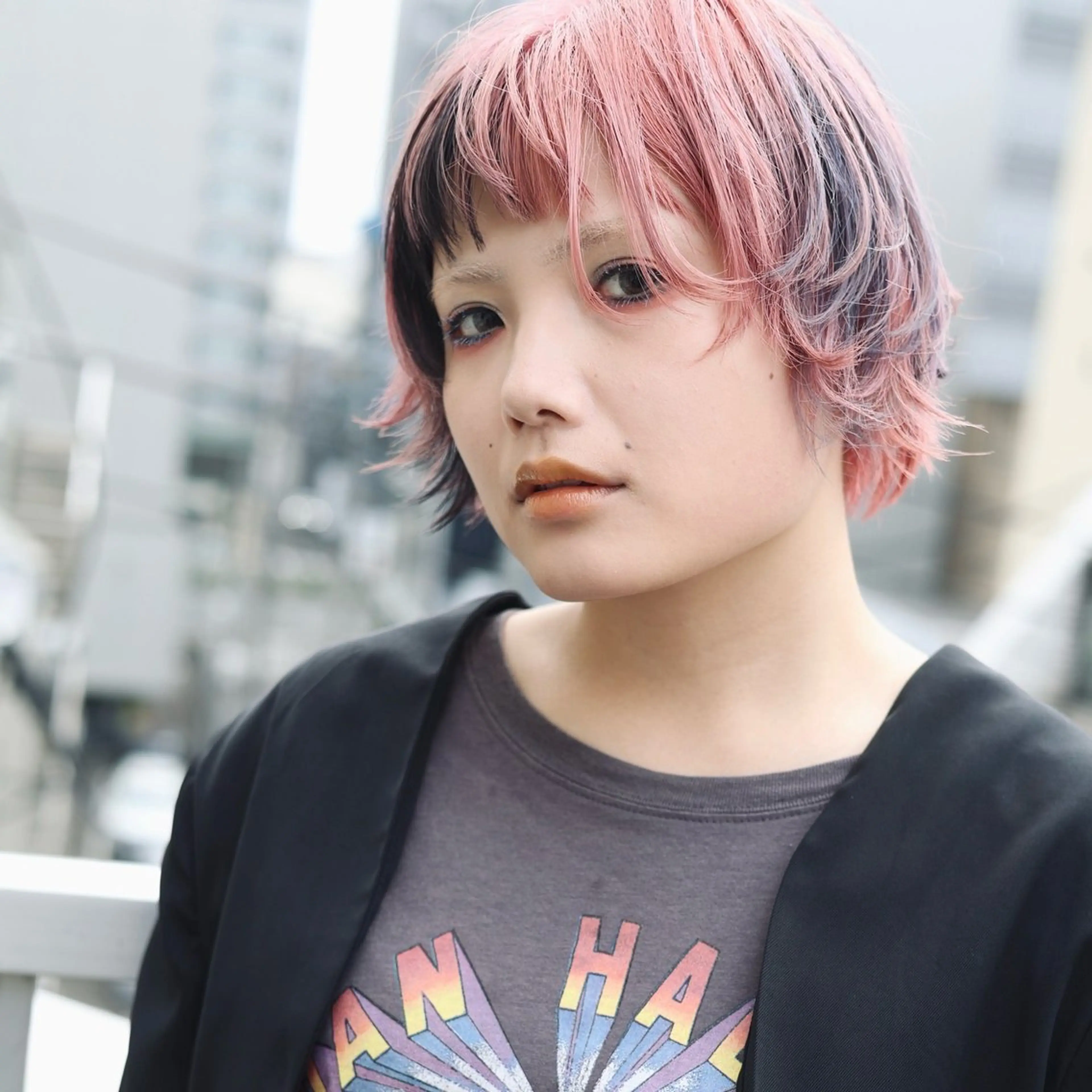 ショート カラー ヘアカラー 7Bridge 滝内ひよりのヘアスタイル