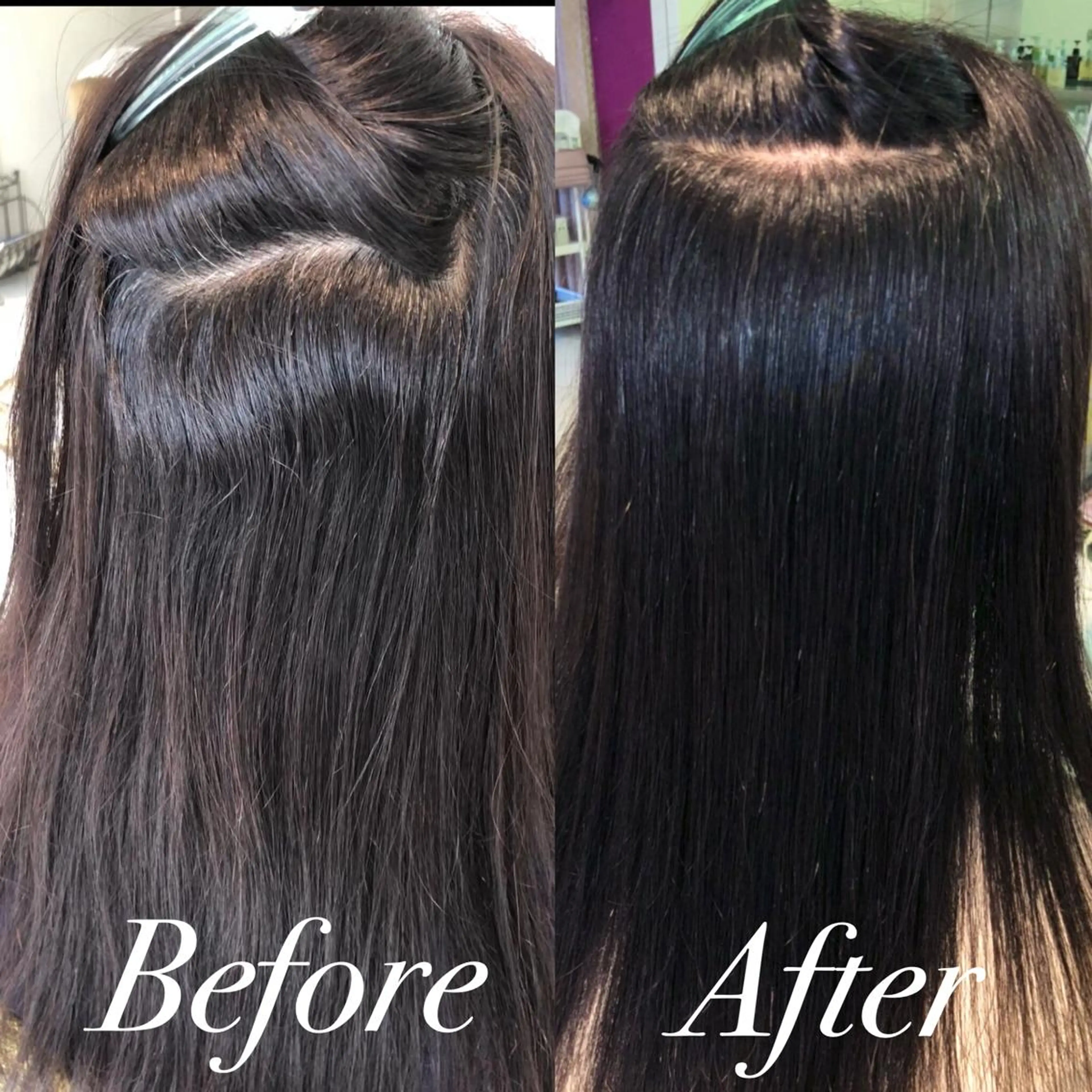 セミロング パーマ 白髪特化/脱白髪染め /透明感/ソーエンのヘアスタイル