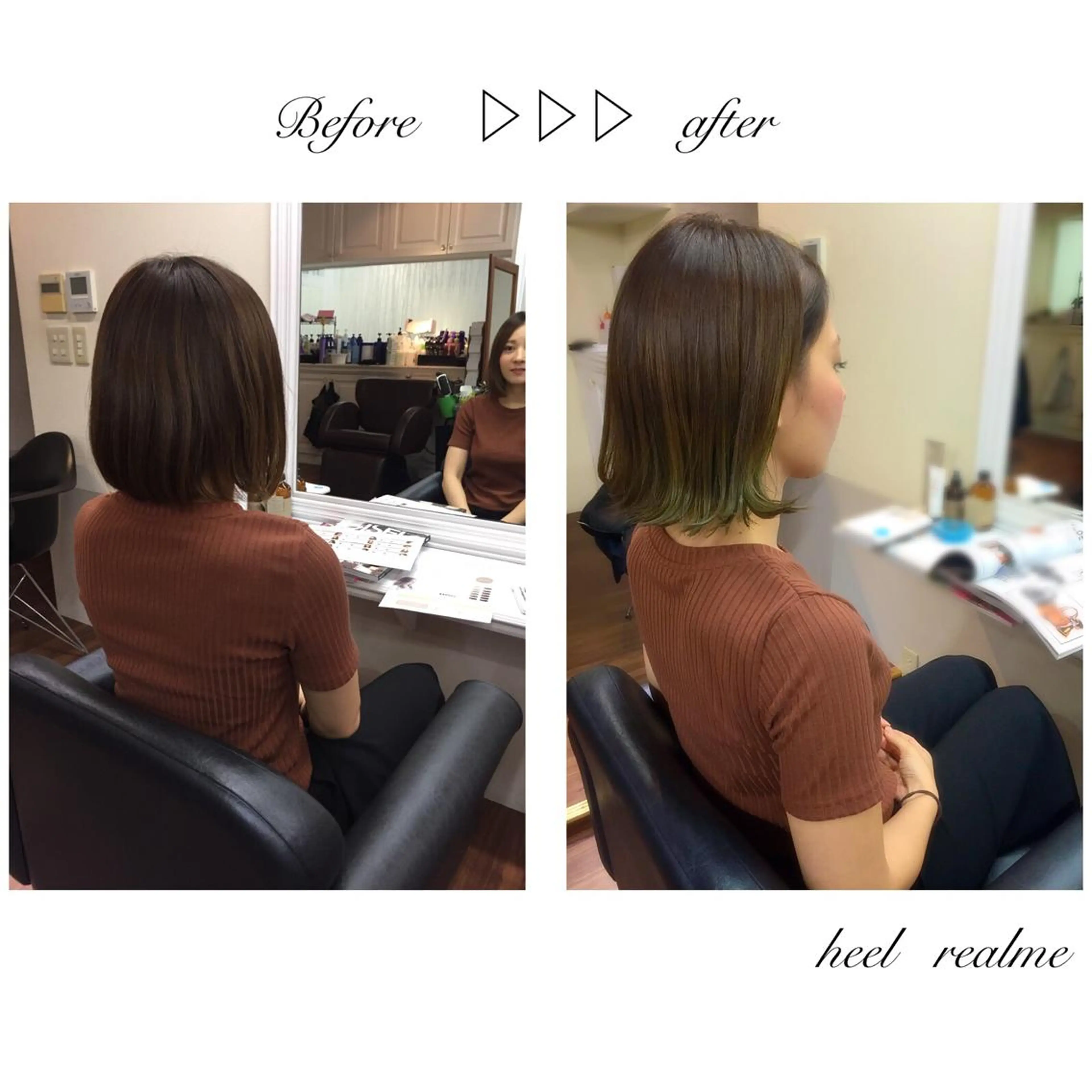 ショート ミディアム セミロング カラー パーマ ヘアアレンジ グラデーションカラー 成松 勇治のヘアスタイル