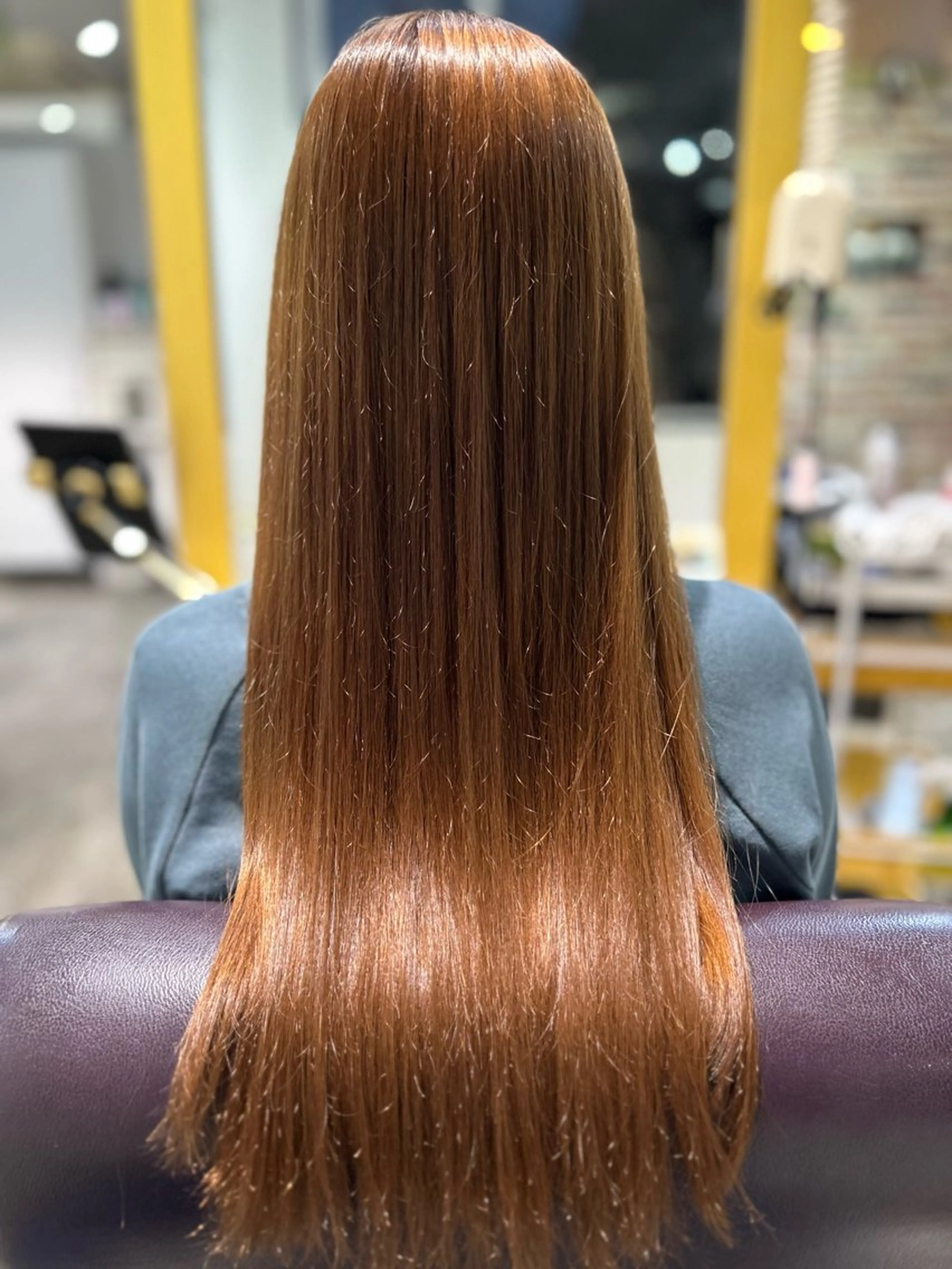 ロング カット 縮毛矯正 縮毛矯正／レイヤー／ 🩵mizukiのヘアスタイル