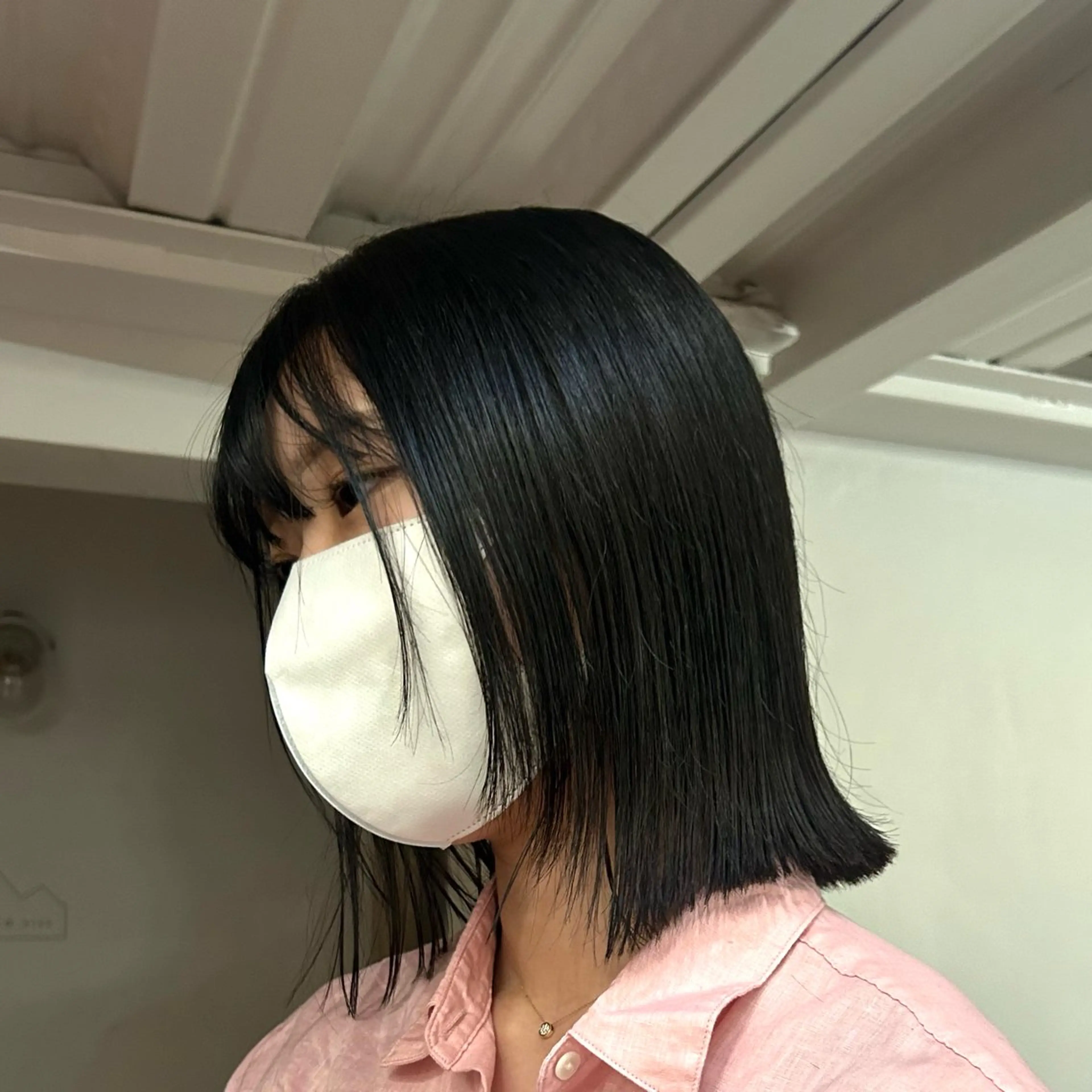 ミディアム 切りっぱなしボブ ボブ 外ハネヘア 🌿ボブ パーマ高橋啓太🌿のヘアスタイル