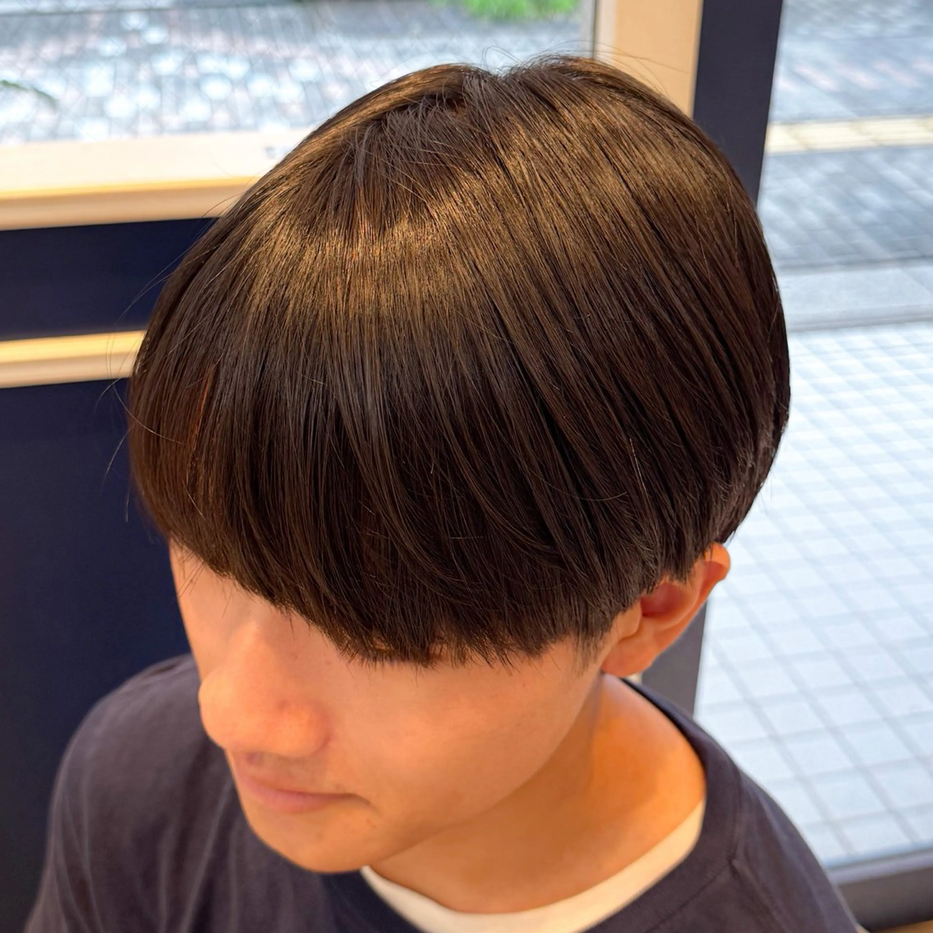 メンズカット＋酸性縮毛矯正の写真