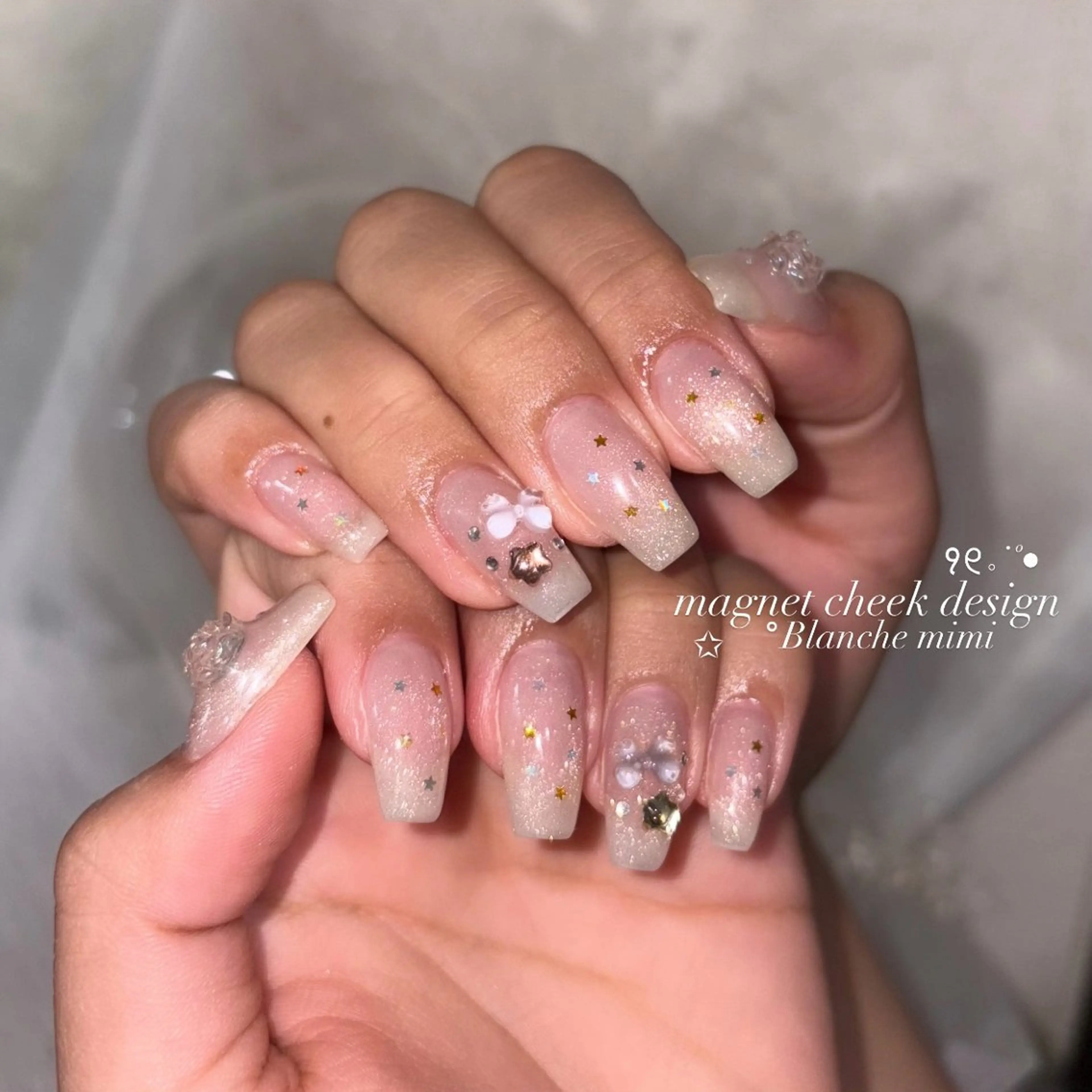ネイル ハンドネイル Blanche mimi.u_aのネイルデザイン