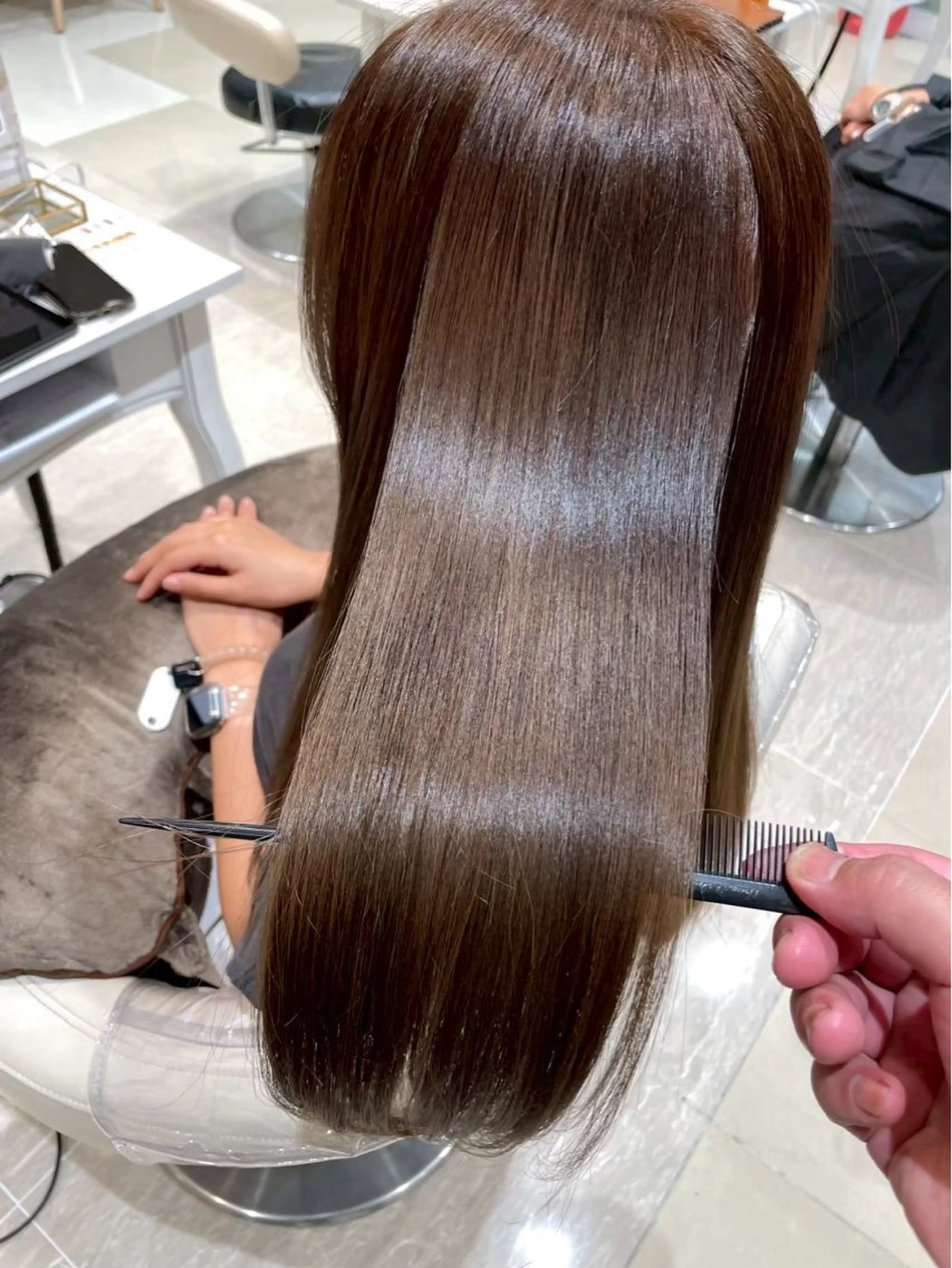 ロング 土屋 京香のヘアスタイル
