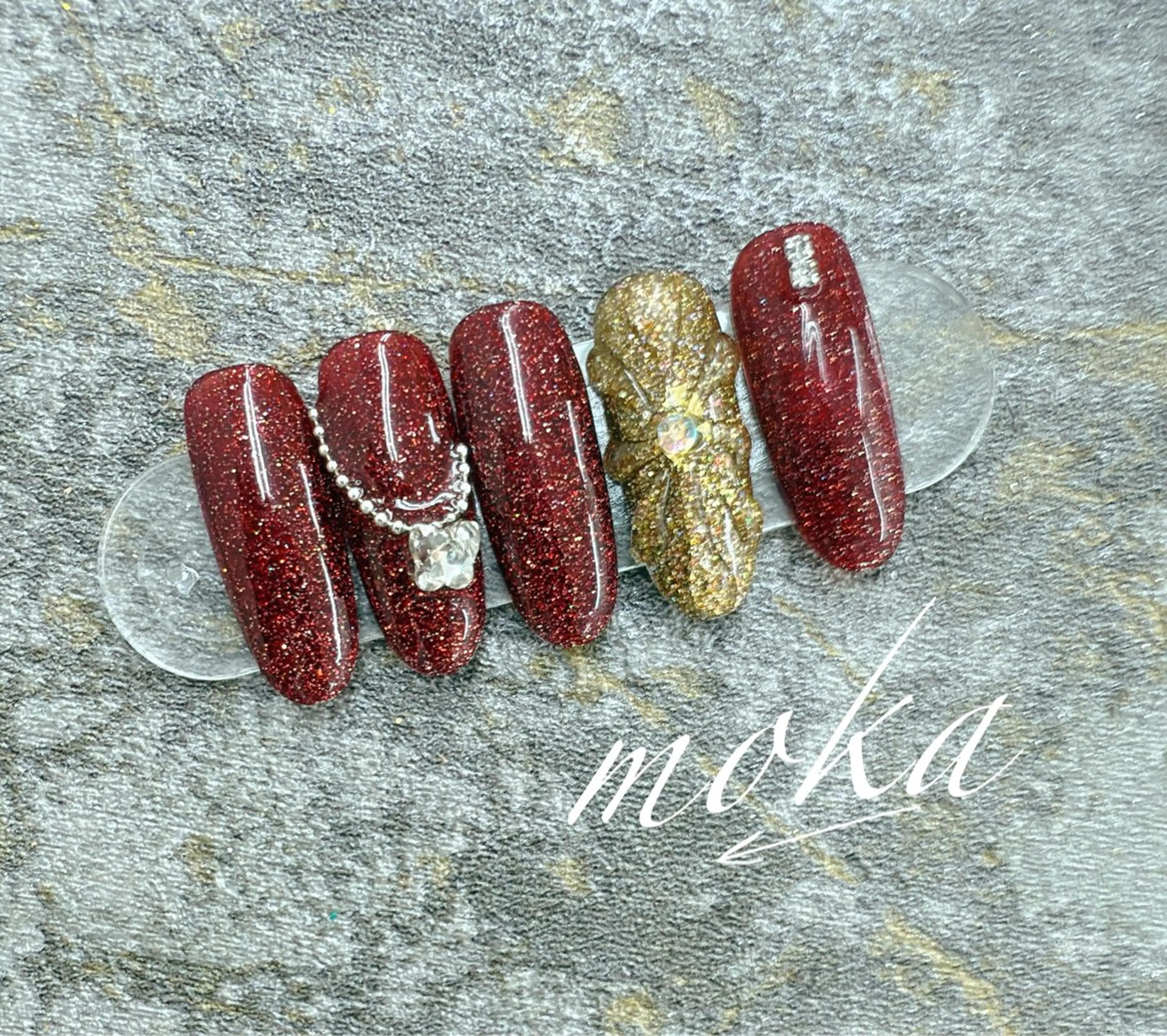 ネイル 胡蝶蘭レディースサロ ンNailMOKAのネイルデザイン