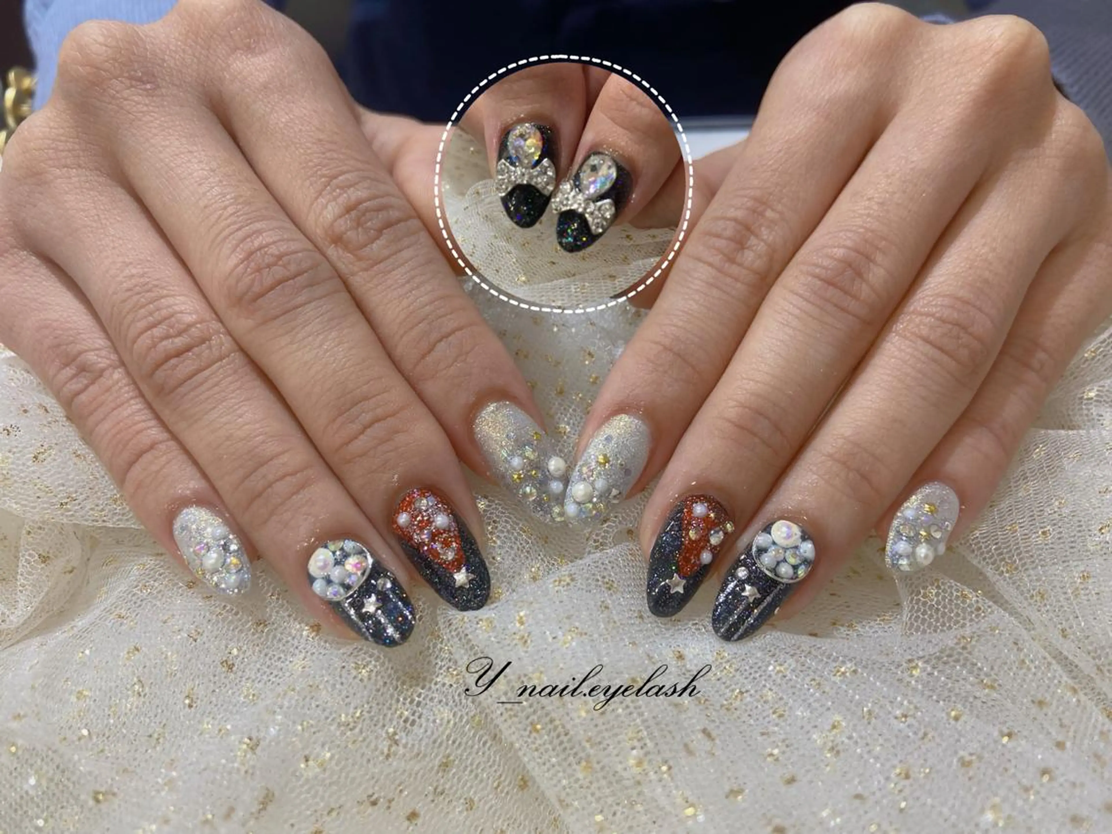 ネイル 冬ネイル クリスマス Umi nail& eyelashのネイルデザイン