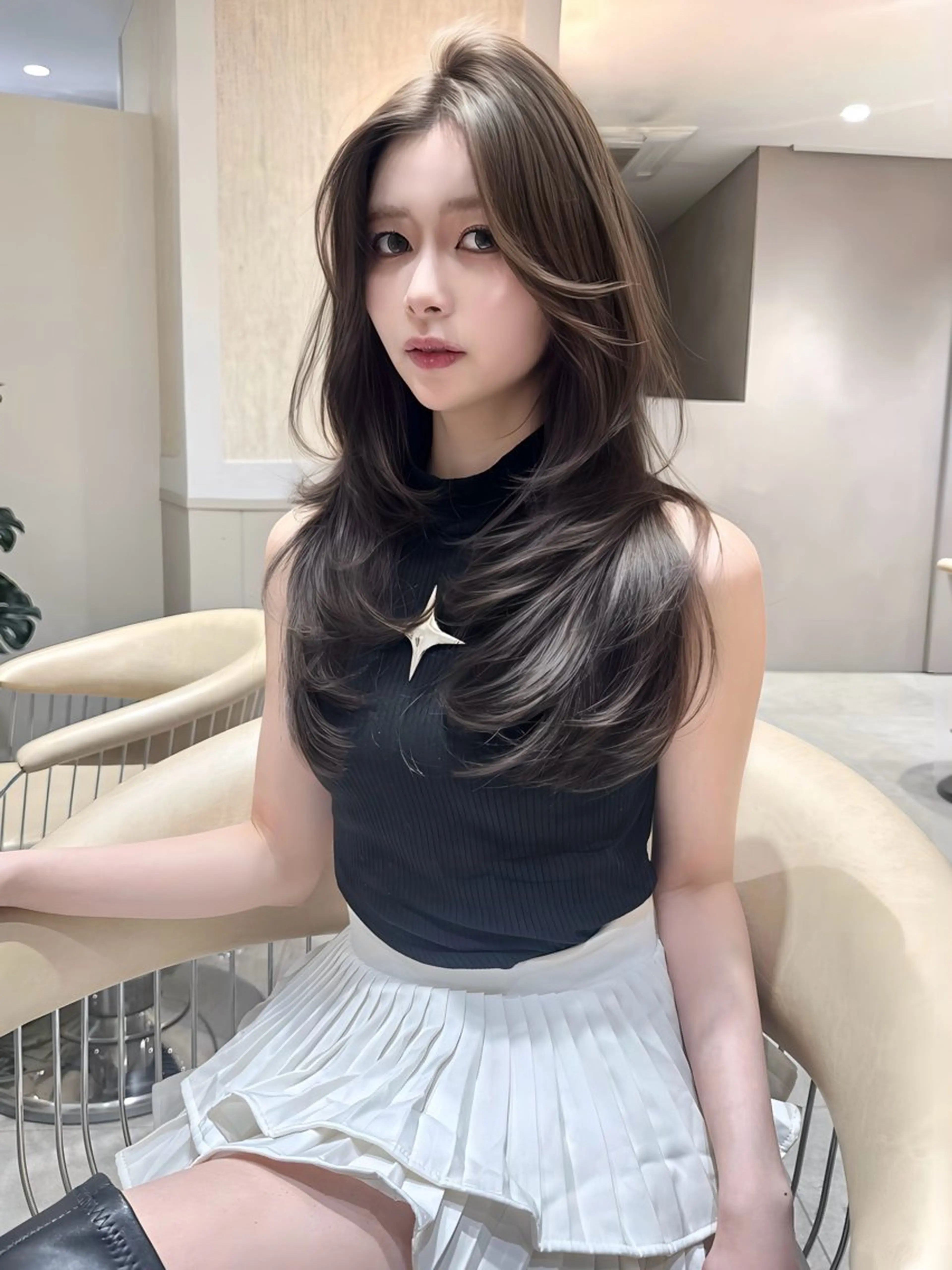 ロング カラー ♡Yoshino♡ 色っぽトレンドヘアのヘアスタイル