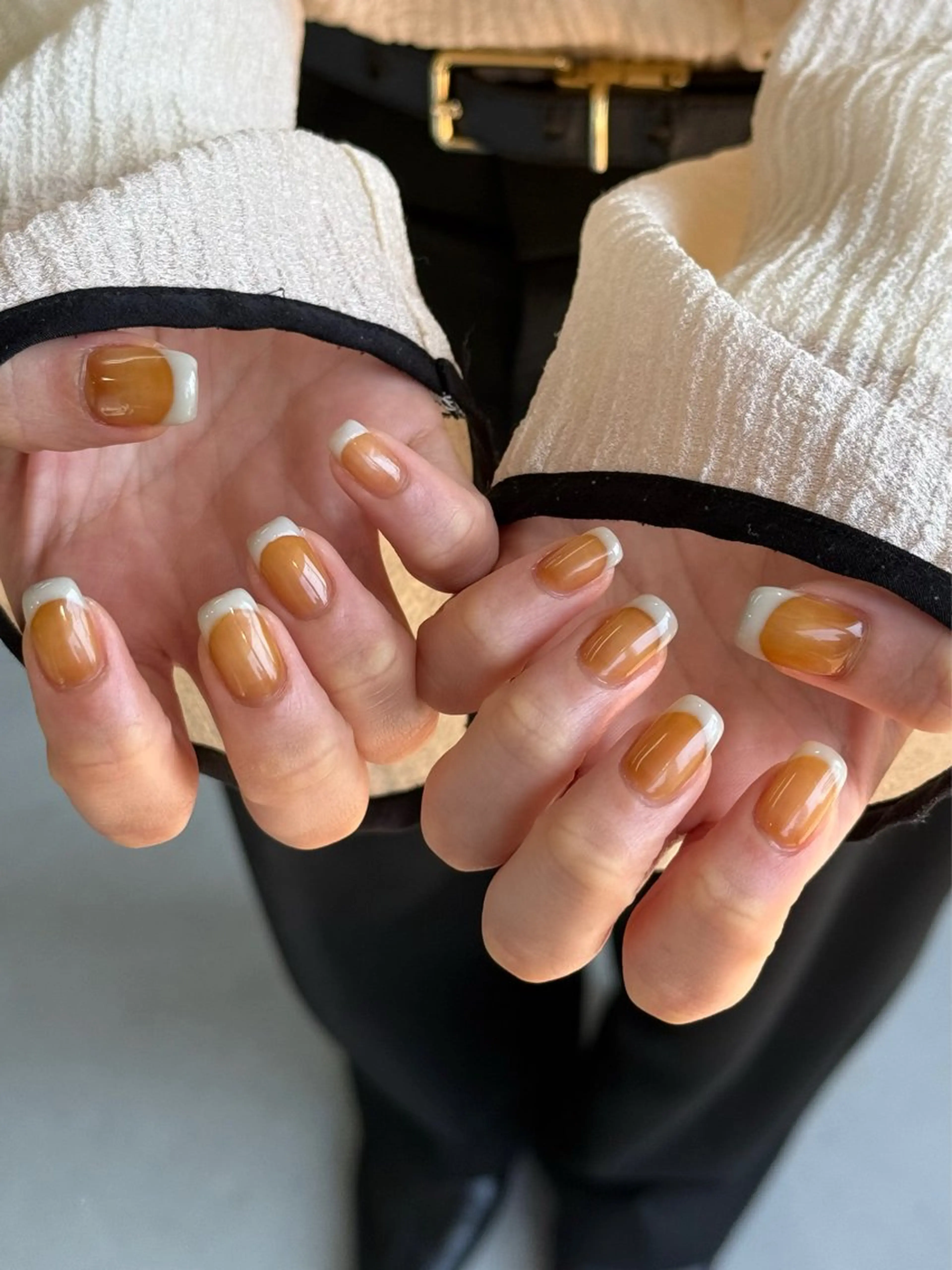 ネイル フレンチネイル MISATO ネイリスト福岡/薬院のネイルデザイン