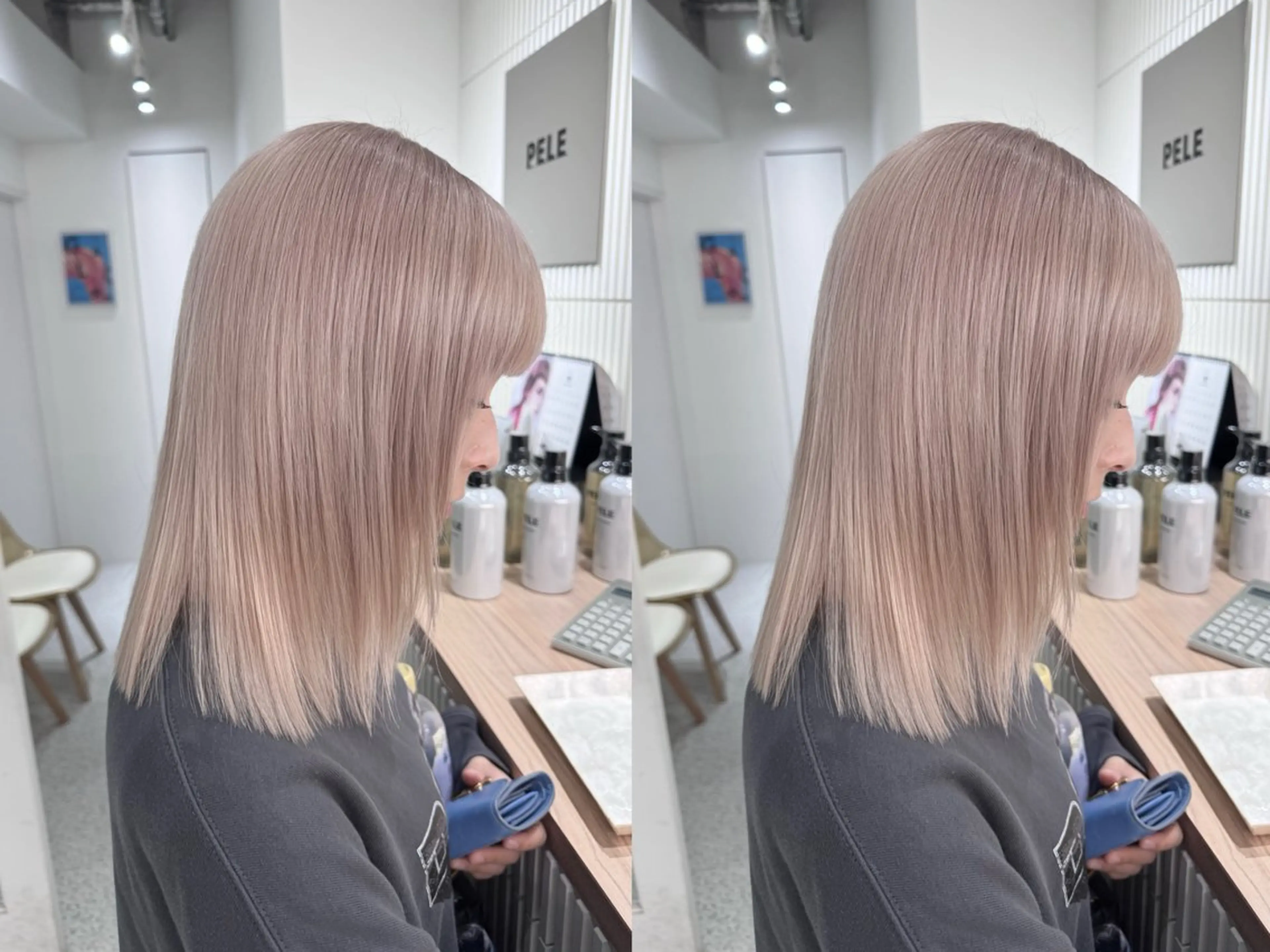 カラー ハイトーン/PELE 原宿/Kanau🥀のヘアスタイル