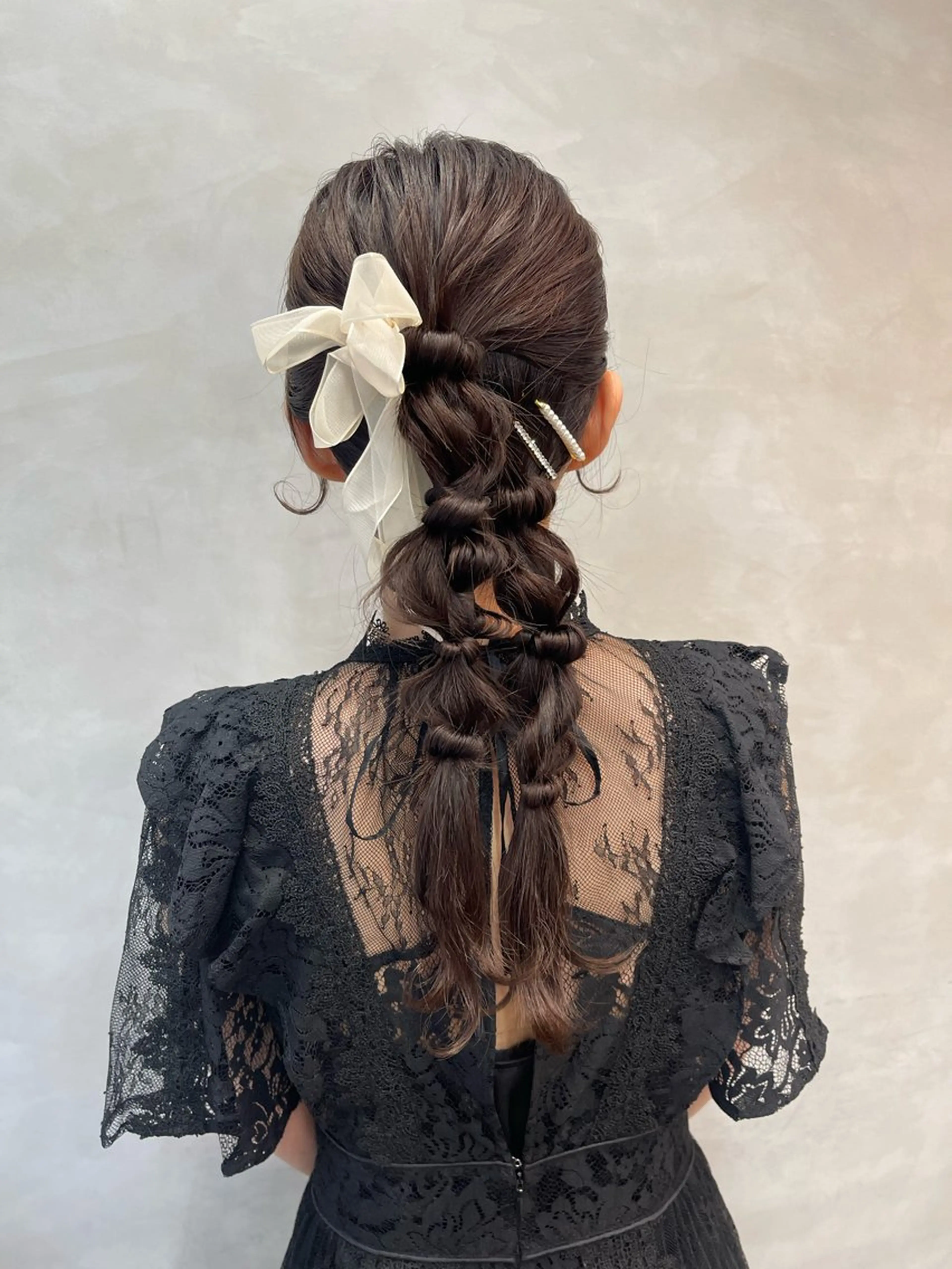 ヘアアレンジ 結婚式・ブライダル 卒業式のヘアスタイル 浴衣 nanoha￤銀座￤ 推し活ヘアアレンジのヘアスタイル