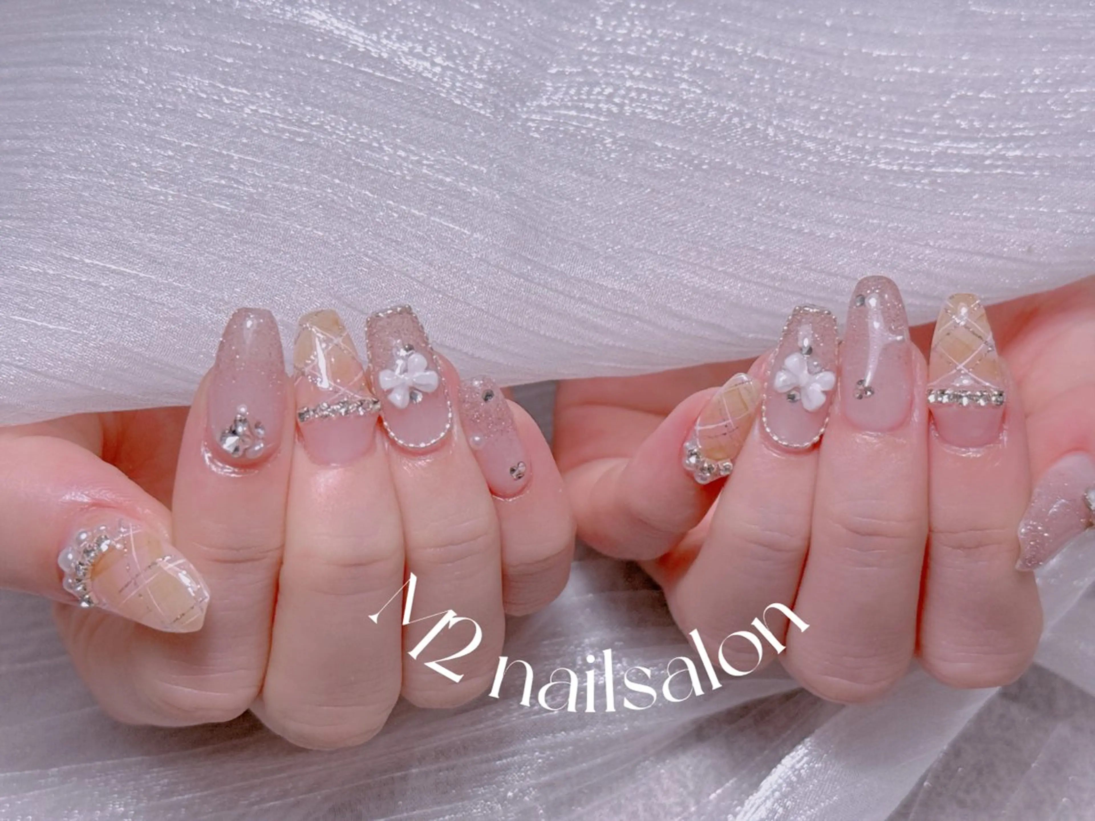 ネイル ハンドネイル 長さだし専門店 M2　rikaのネイルデザイン