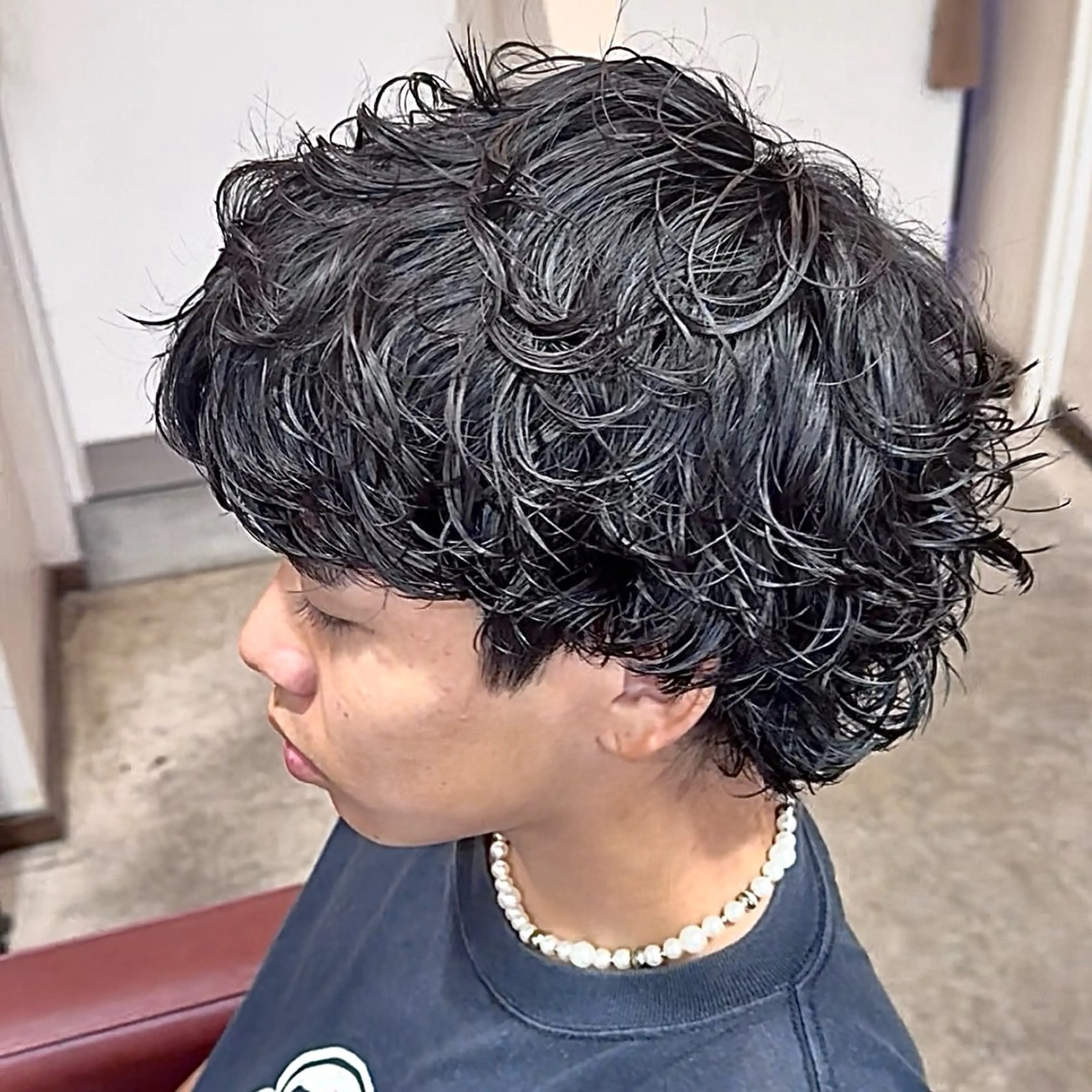 パーマ メンズ メンズパーマ スパイラルパーマ カット パーマ スペインカール/ サーフカール/RYUのヘアスタイル