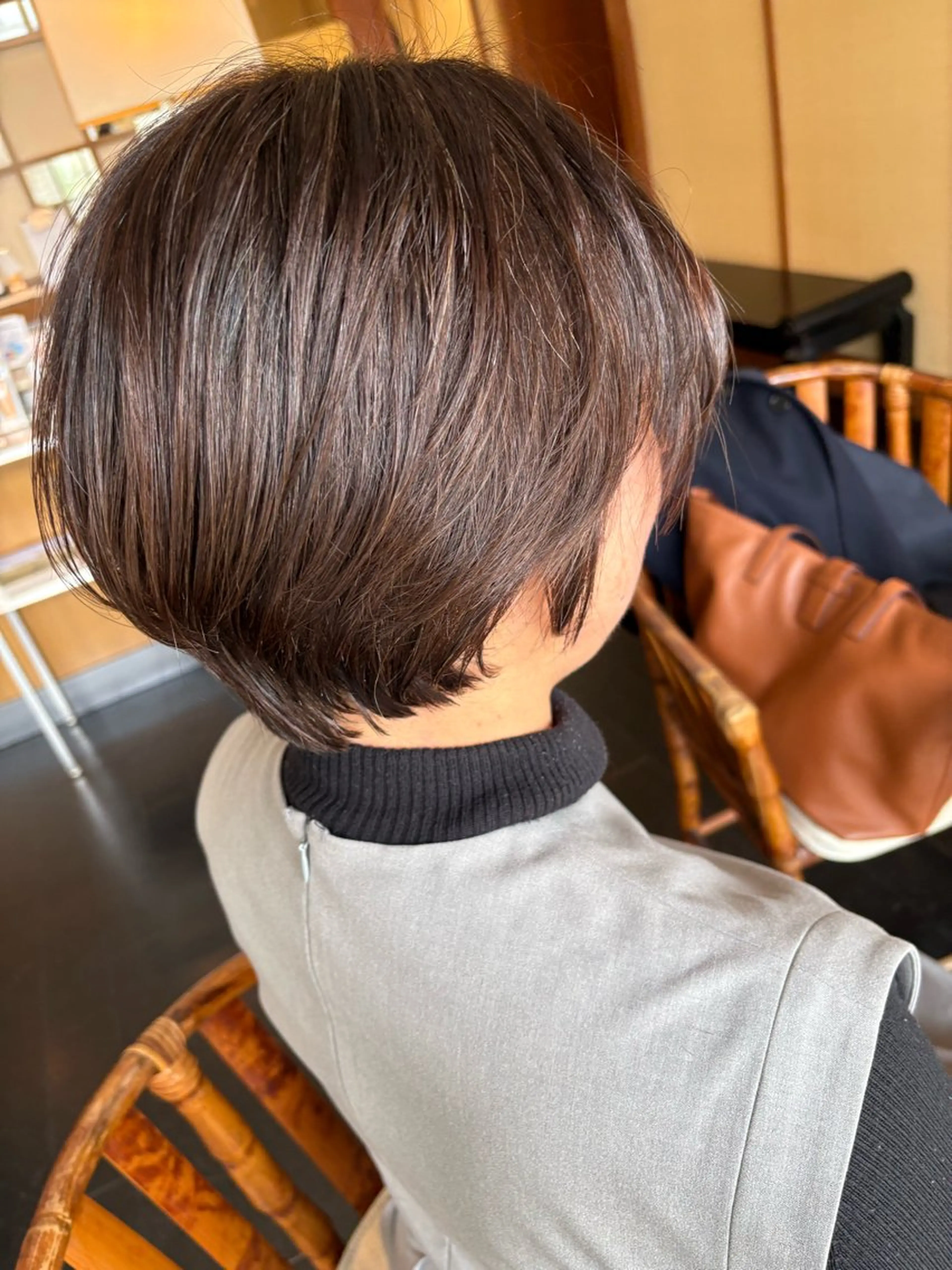 ショート カット ヘアカラー ⟡.·mamiya 縮毛矯正/ヘアセットのヘアスタイル