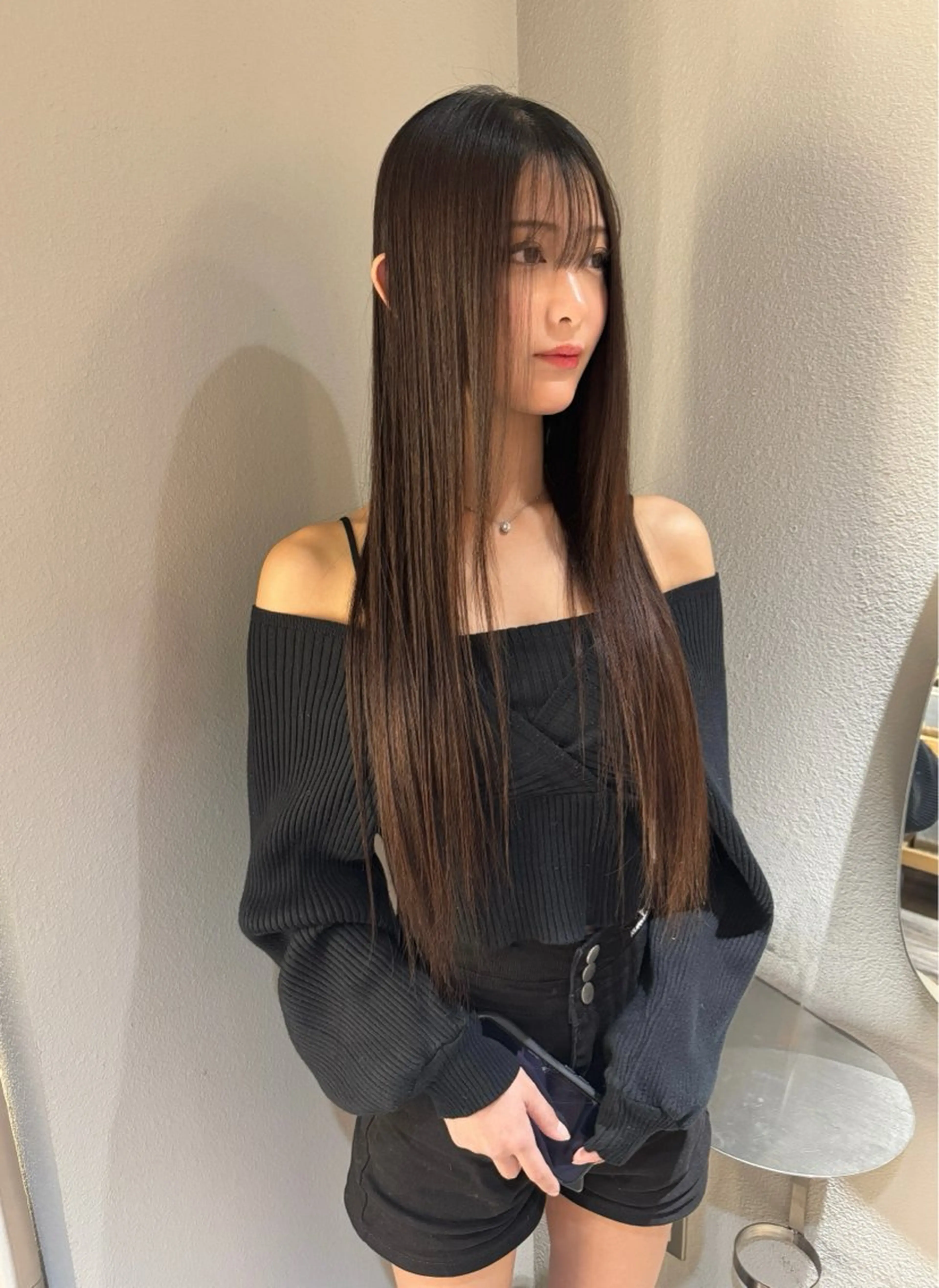 ロング 縮毛矯正 【天満1艶髪】潤艶/ 髪質改善🌹釣本竜哉のヘアスタイル