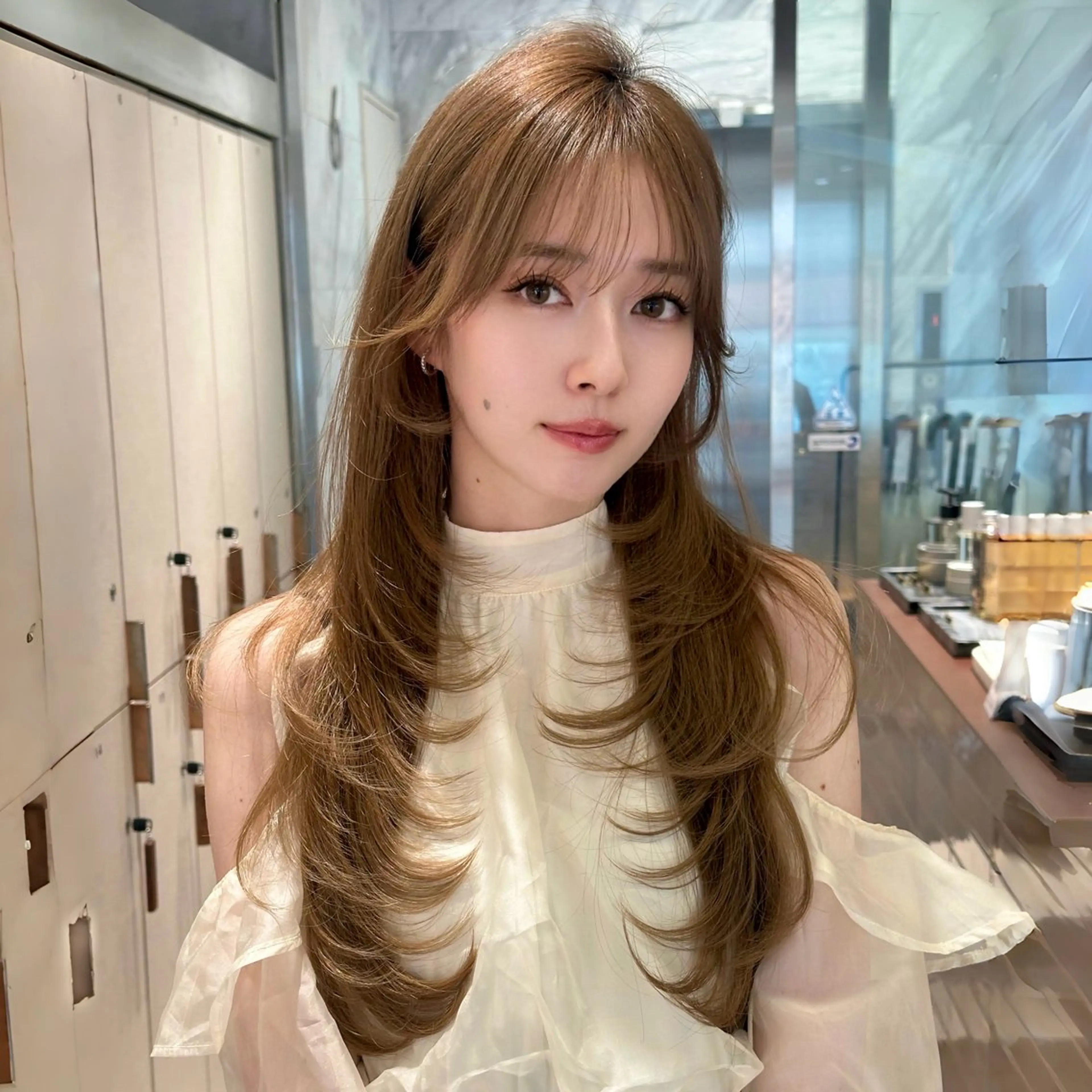 ロング カラー ヘアカラー 艶カラー💖モデル 募集中🐾Yuraのヘアスタイル