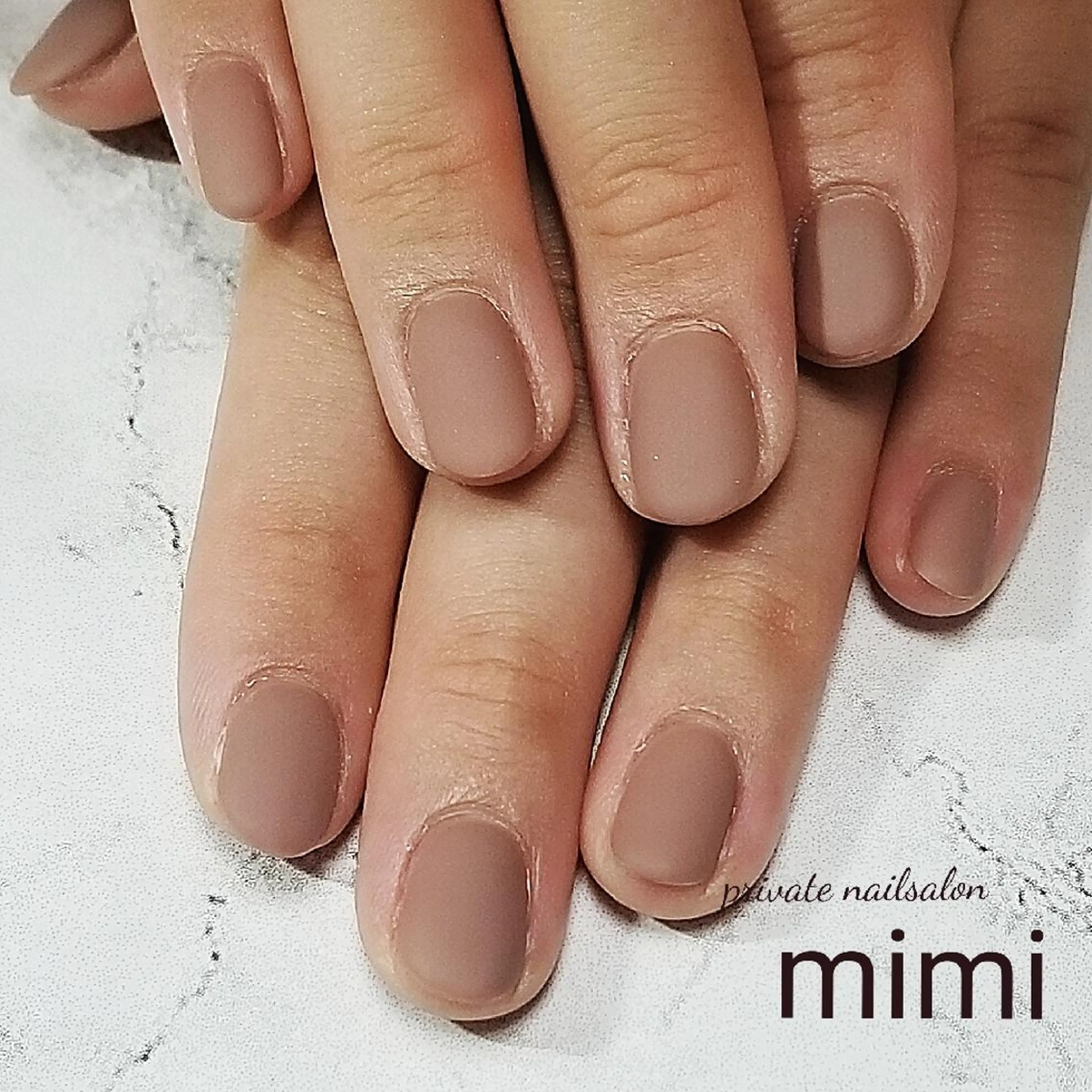 ネイル マットネイル ハンドネイル 博多ネイル ｍｉｍｉのネイルデザイン