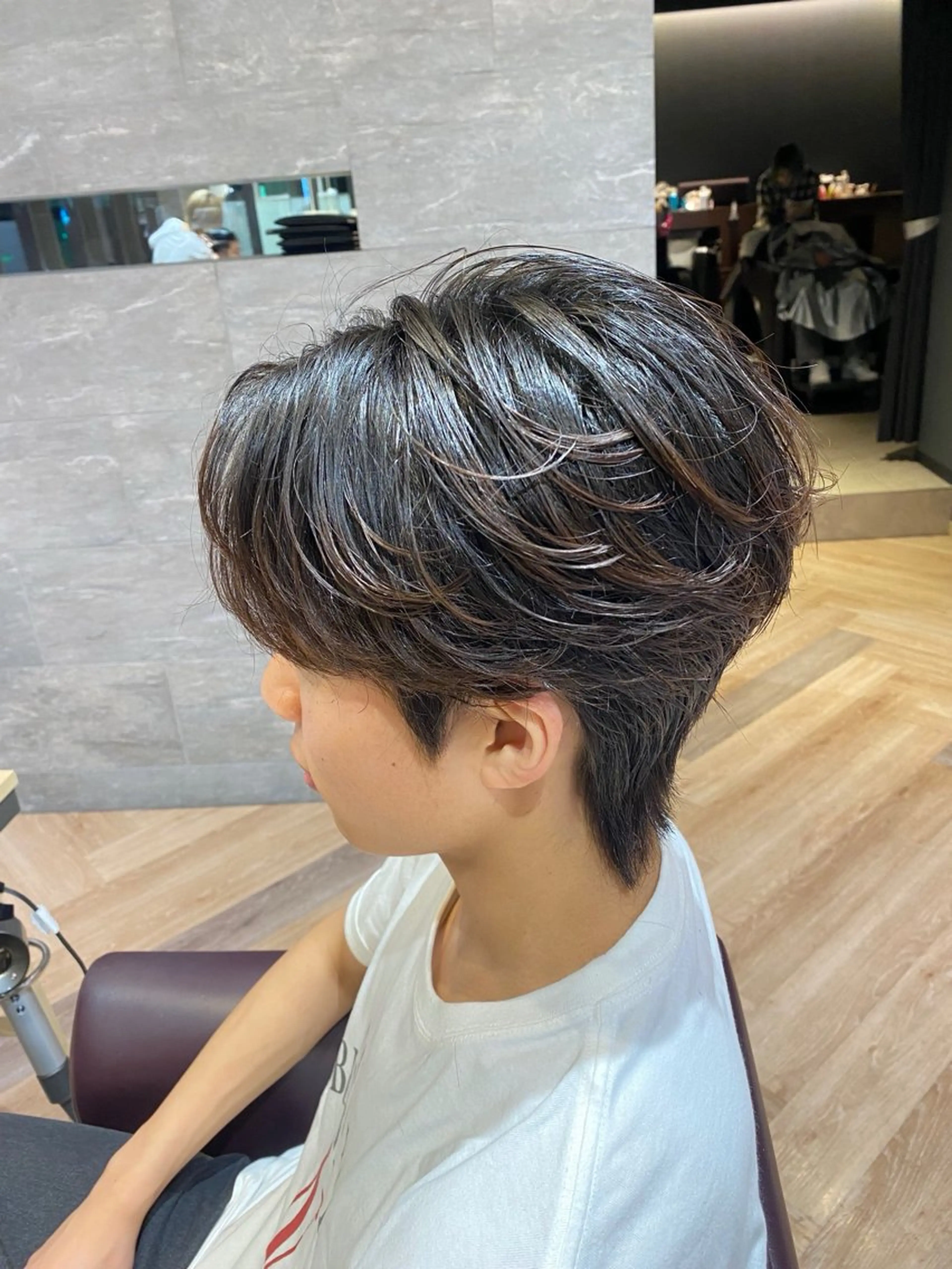 メンズ メンズ特化/フェザー /パーマ/伊勢元のヘアスタイル