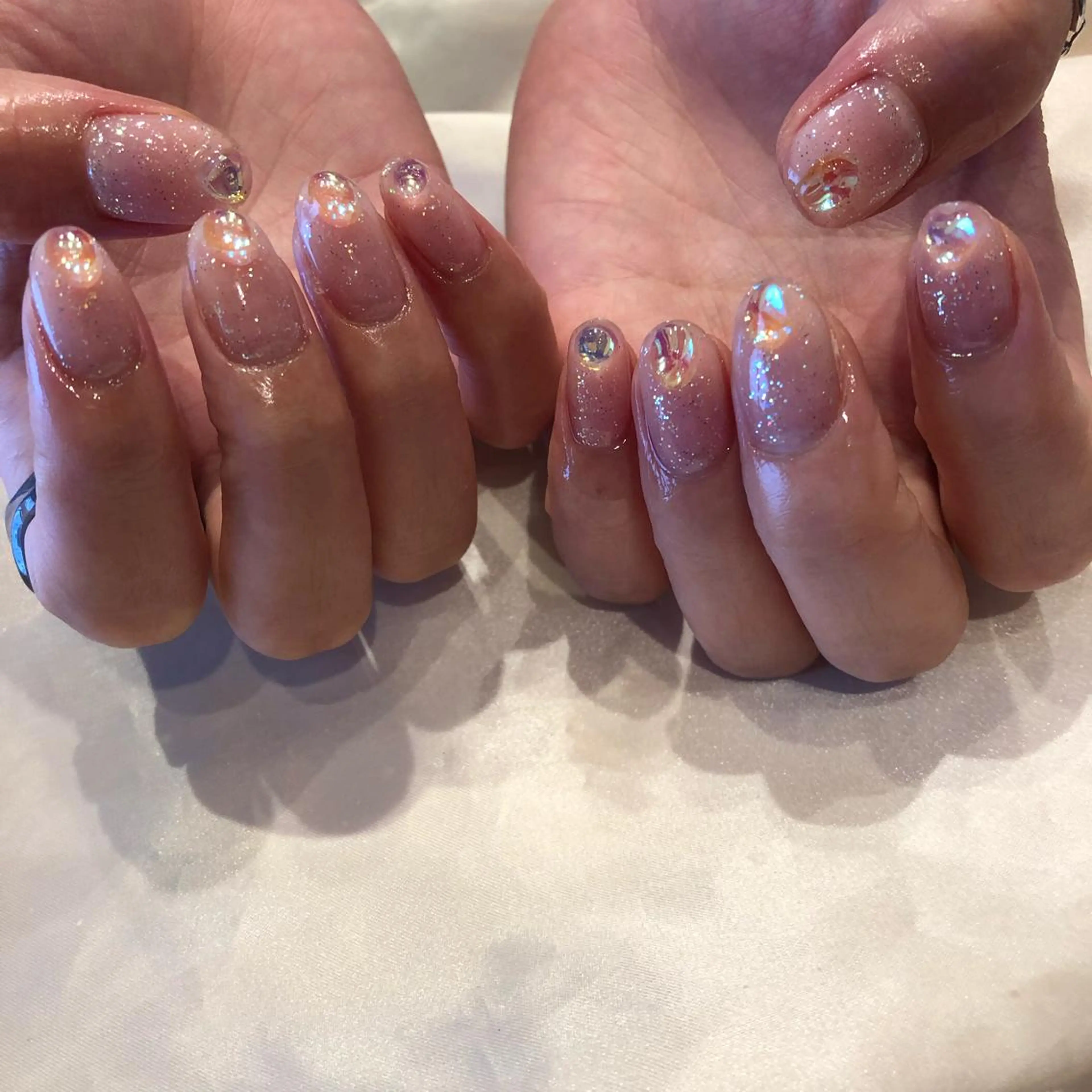 ネイル パラあり！フィルイン 美フォルムのネイルデザイン