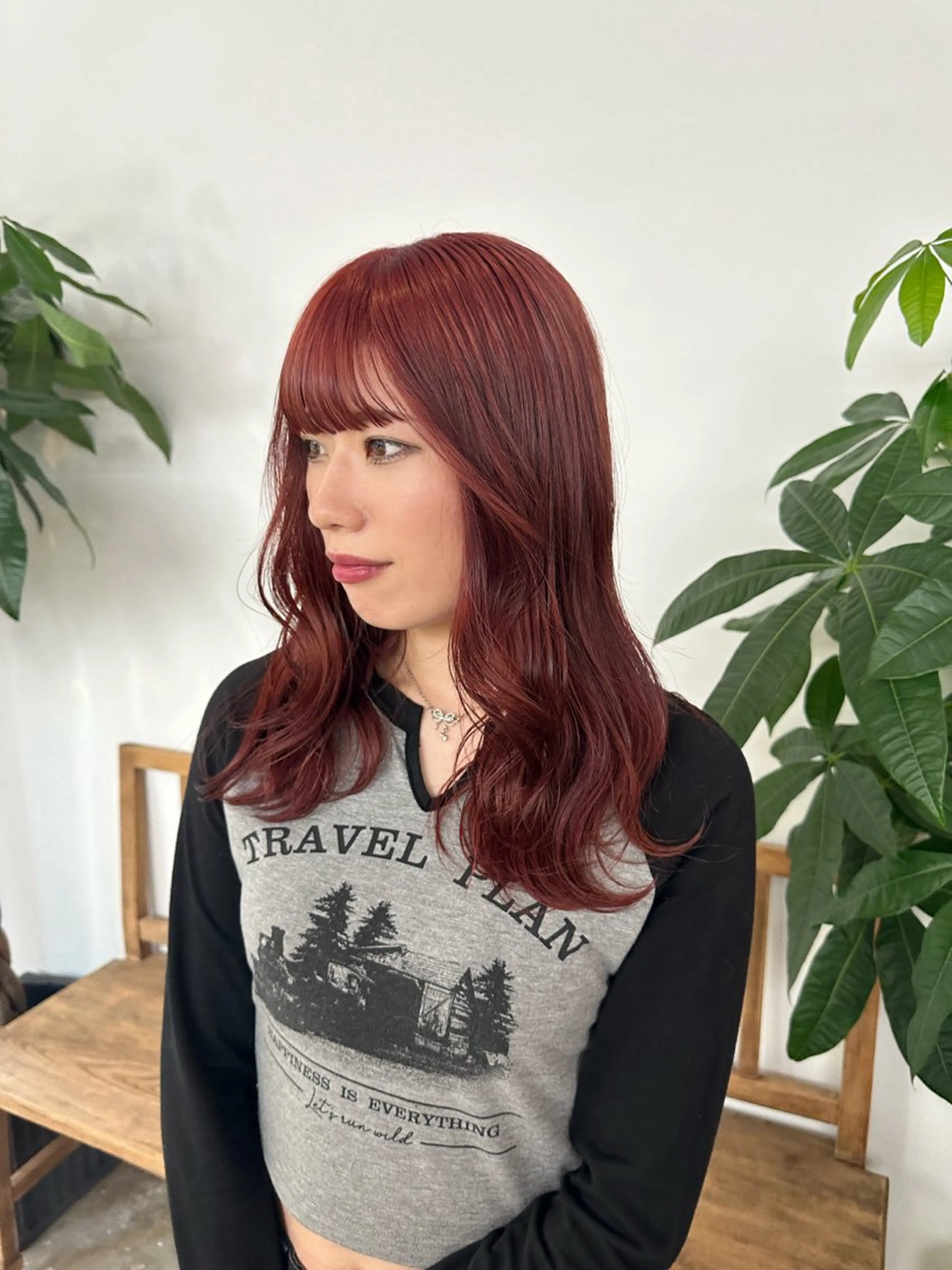 セミロング カラー ヘアカラー SAKURA/ CIEL福岡のヘアスタイル