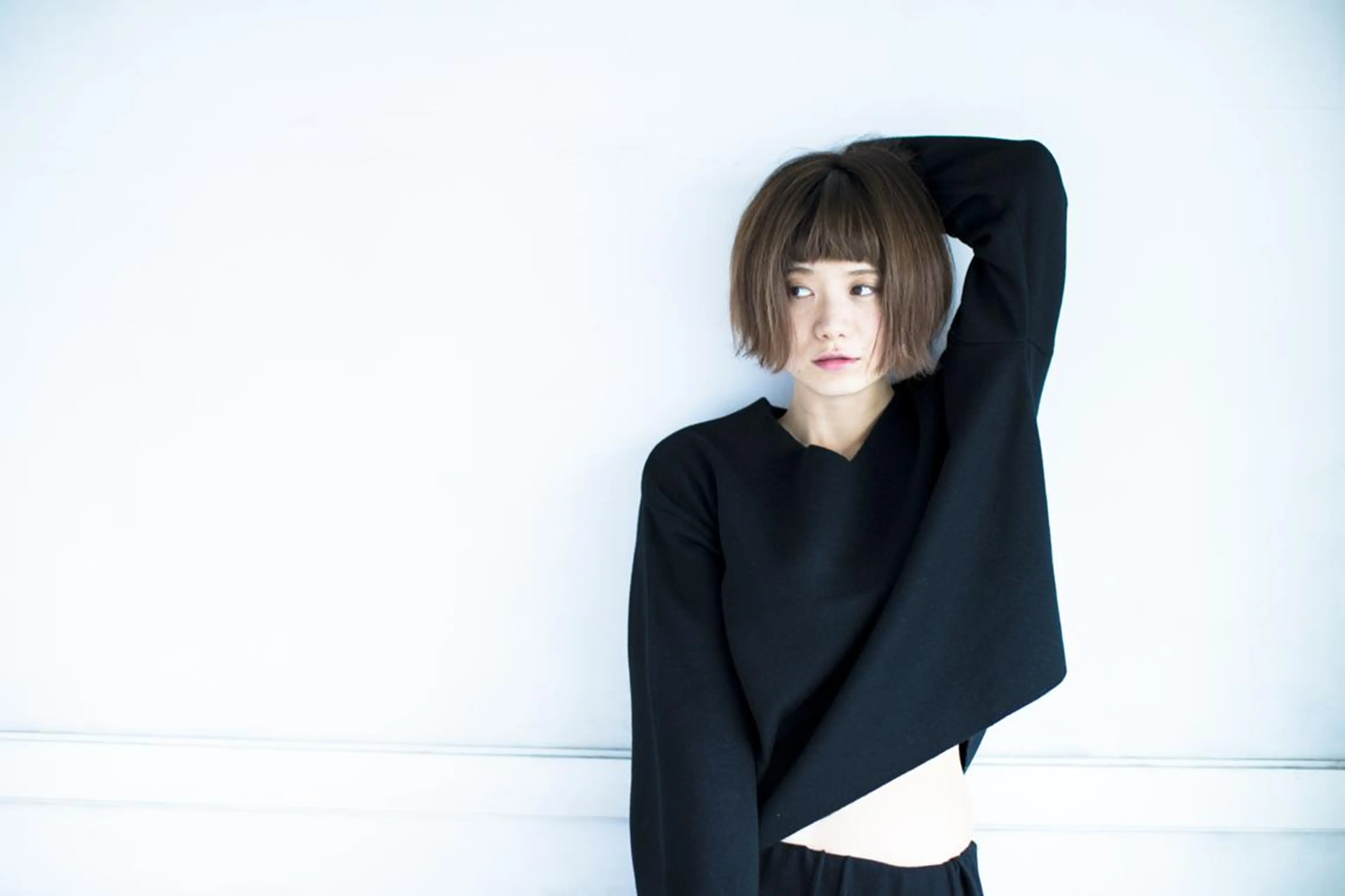 カラー 岩渕 由里香のヘアスタイル