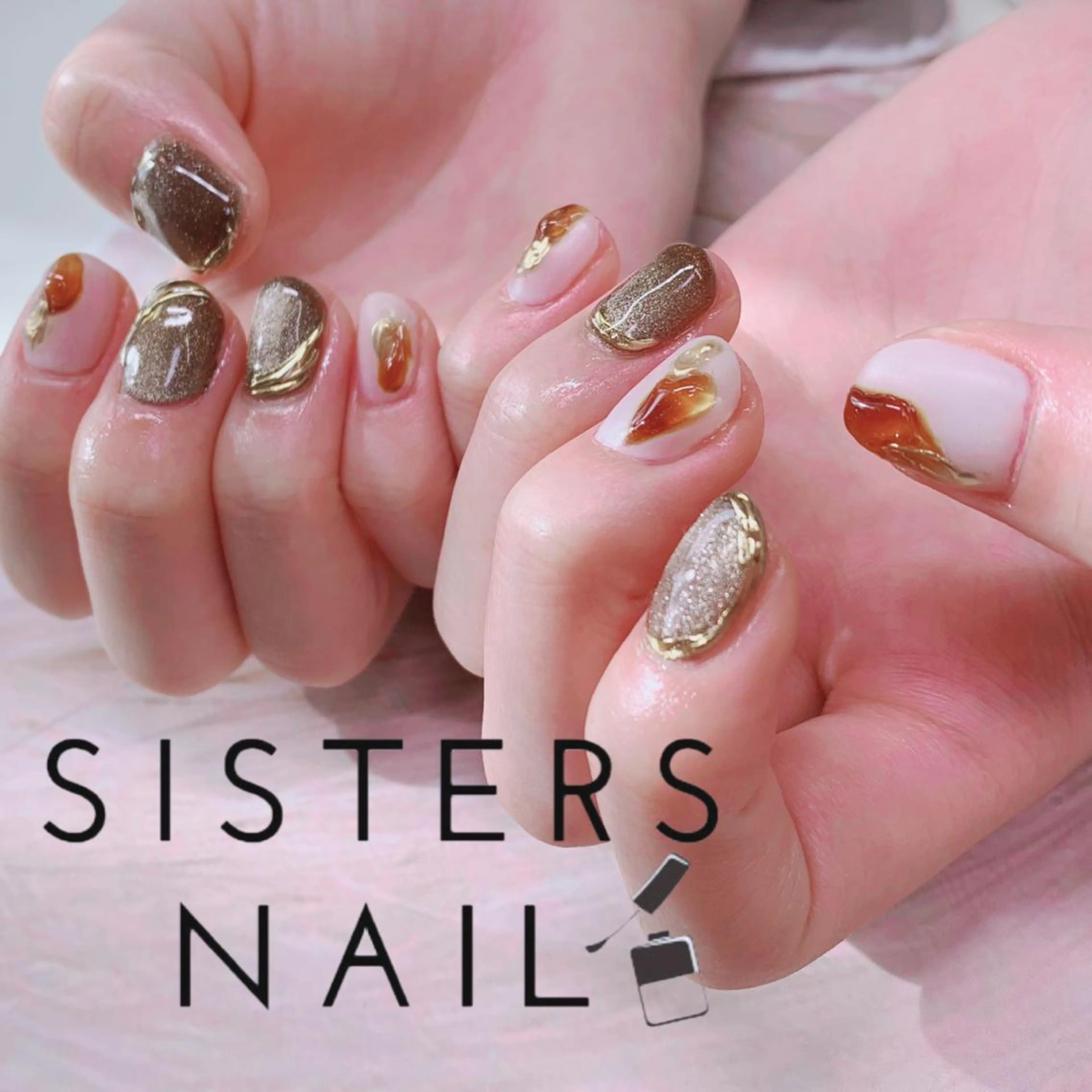 ネイル ハンドネイル ハンドケア sisters nail.fのネイルデザイン