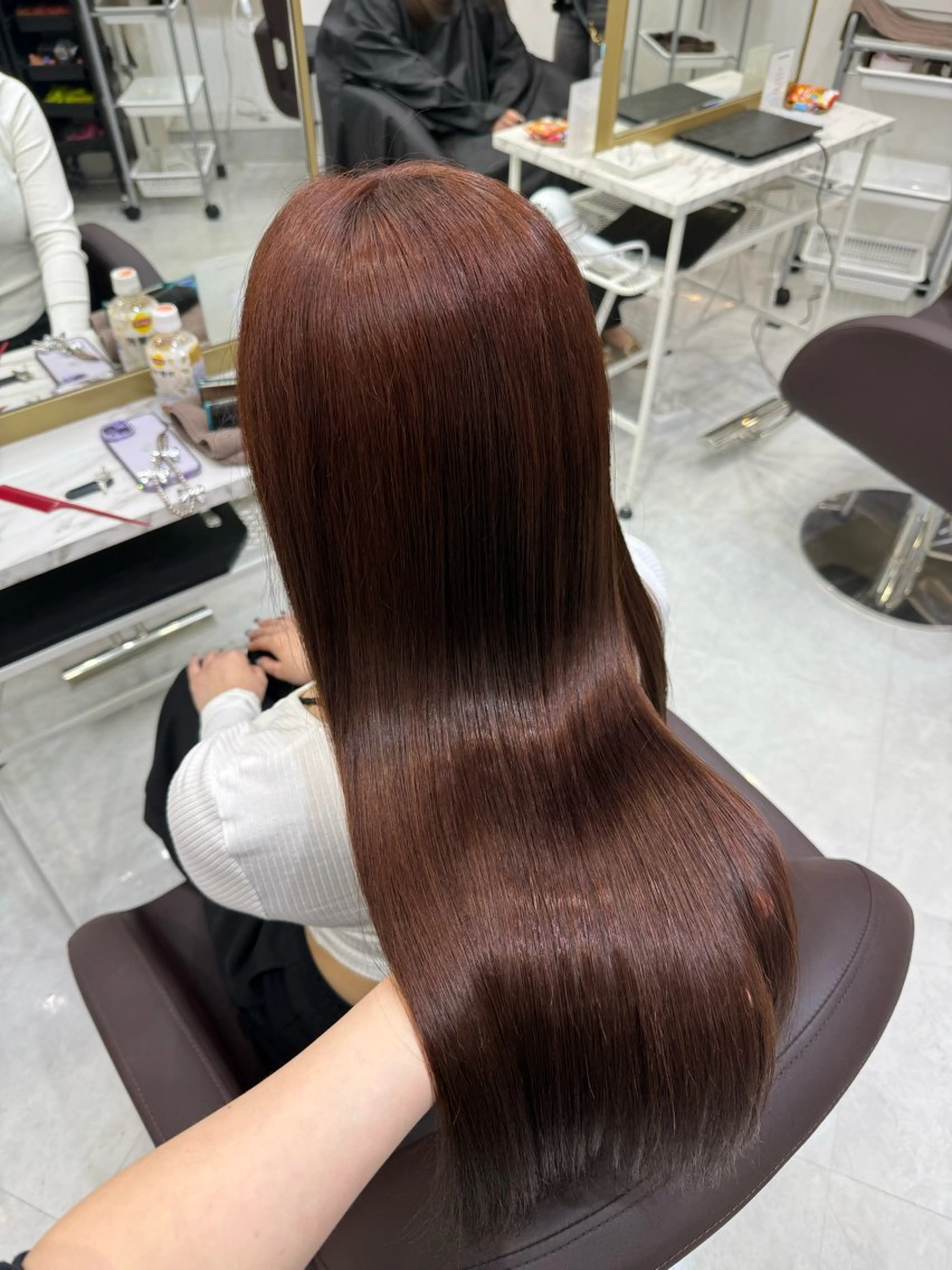 ロング カラー ヘアアレンジ ヘアカラー トリートメント ヘアセット 💗横浜美容室 💗HARUNAのヘアスタイル