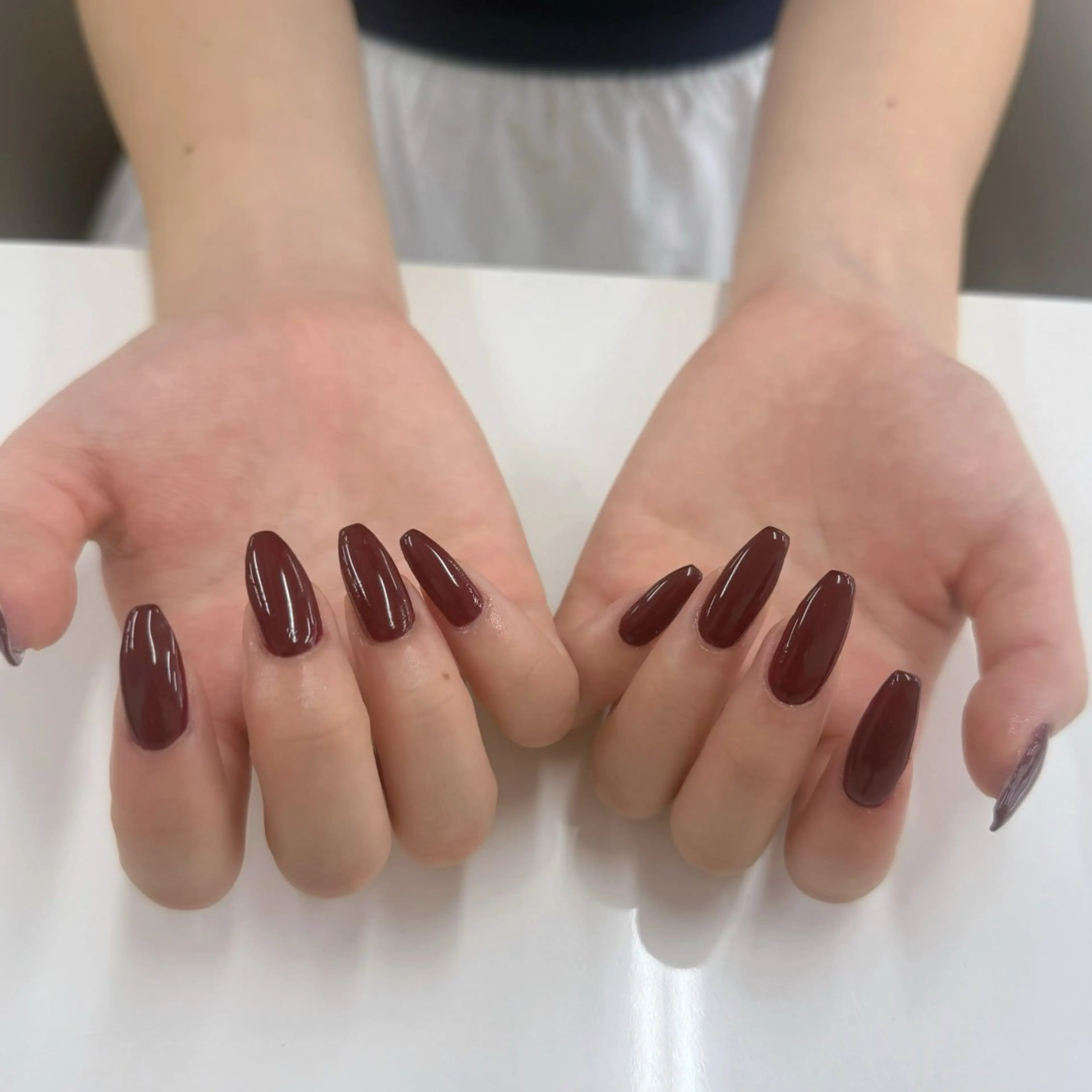 【オフなし】ハンド💅🏻長さだし10本×ワンカラー✨/所沢/パラジェル変更🉑🩵当日メニュー変更不可❌の写真