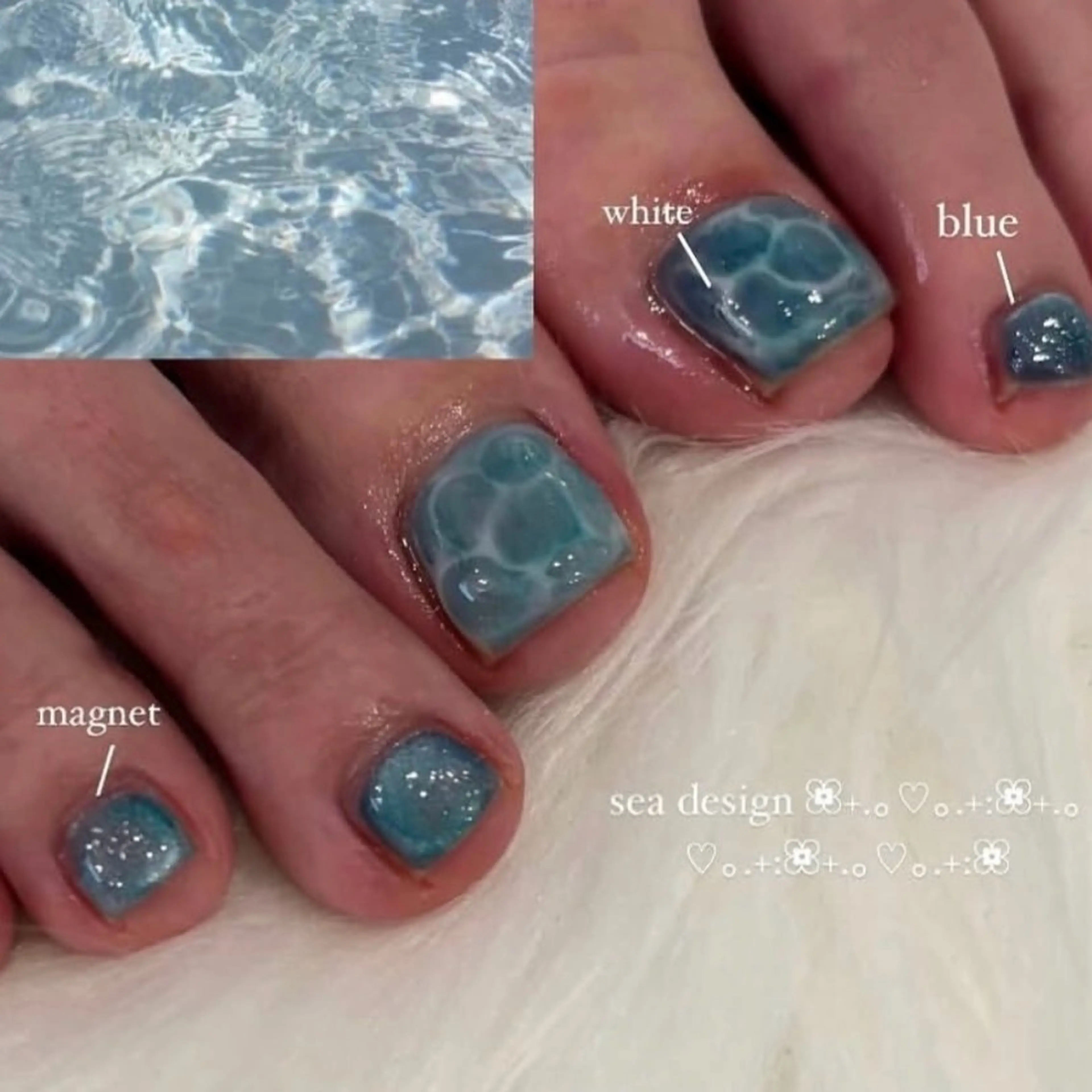 ネイル フットネイル 韓国ネイル 新大久保 💅Ayumiのネイルデザイン