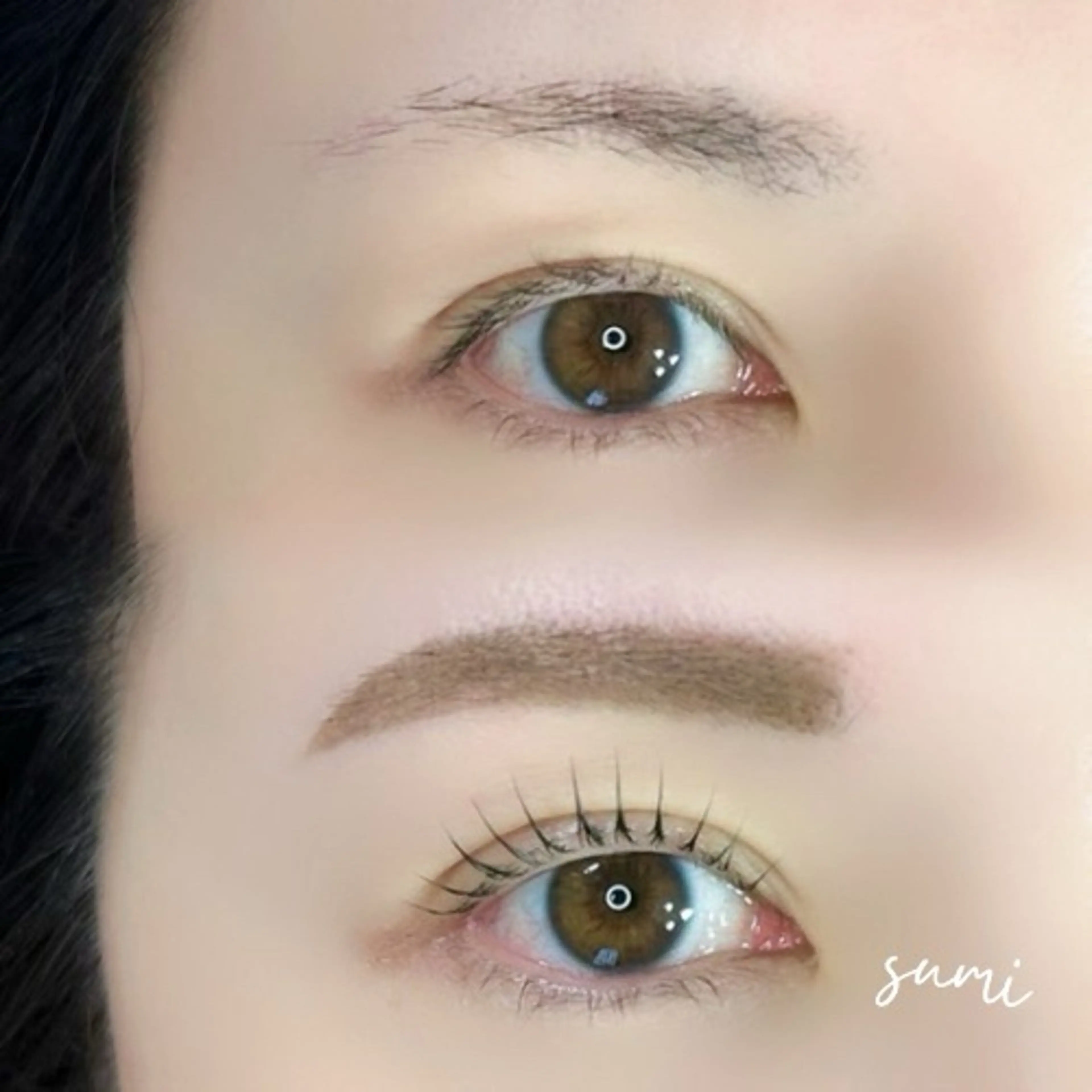 マツエク・マツパ 一重×まつ毛パーマ sumi eye & nailのマツエク・マツパデザイン