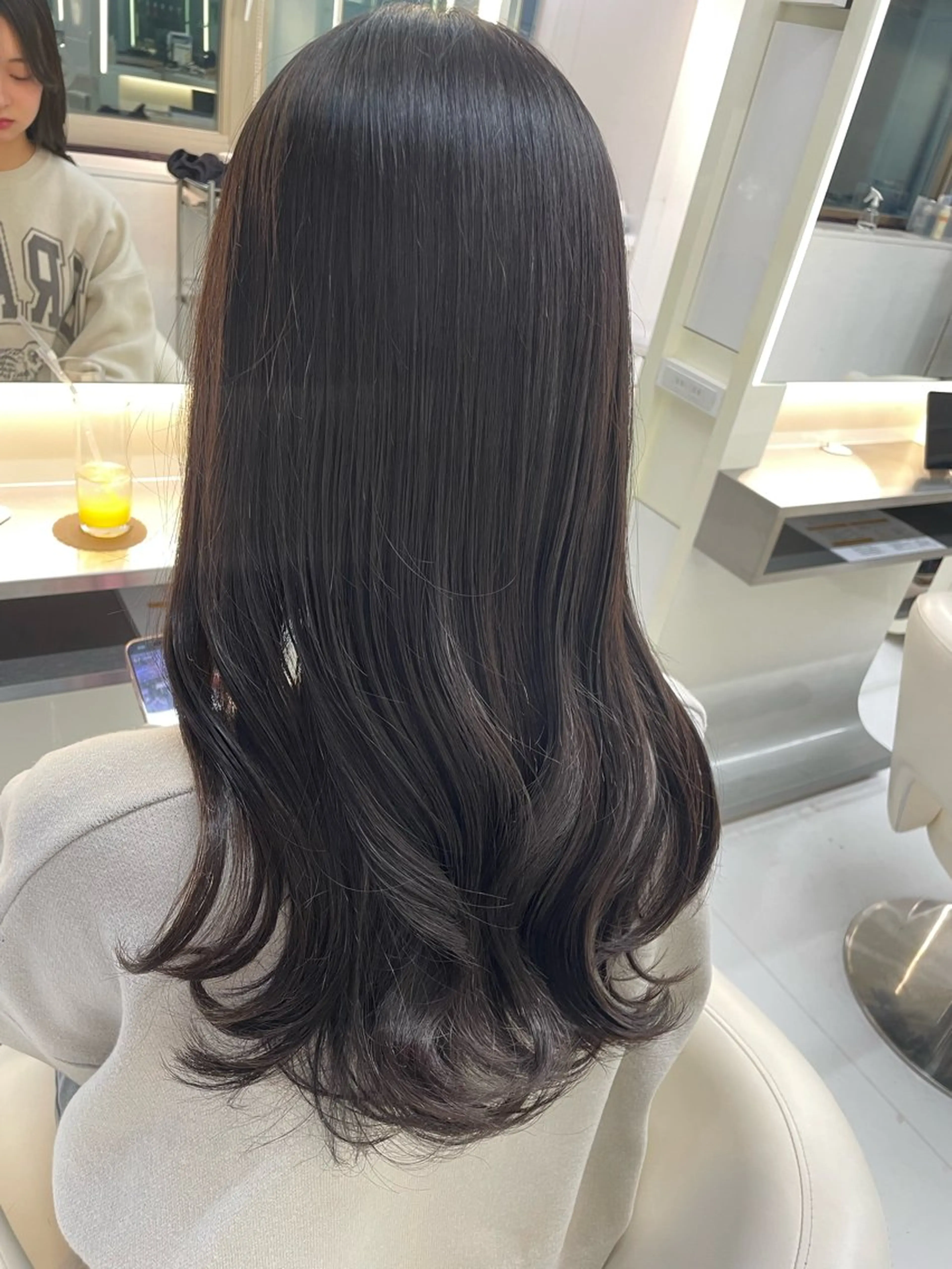 セミロング カラー カット ヘアカラー トリートメント 💈髪質改善メニュー 佐藤 萌💈のヘアスタイル