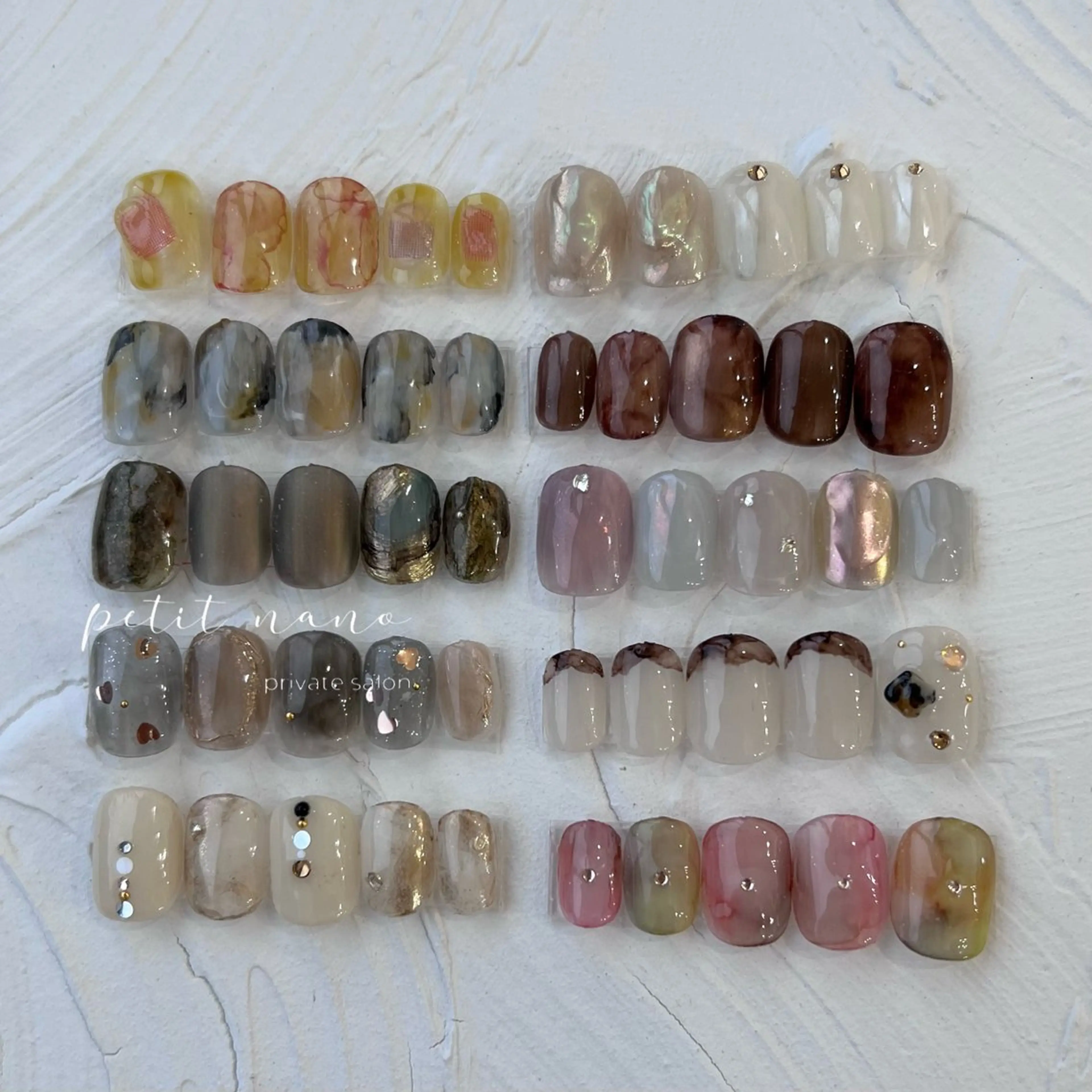 ネイル ジェルネイル ハート 韓国ネイル ニュアンスネイル パラジェル nail‪◯ petitnanoのネイルデザイン