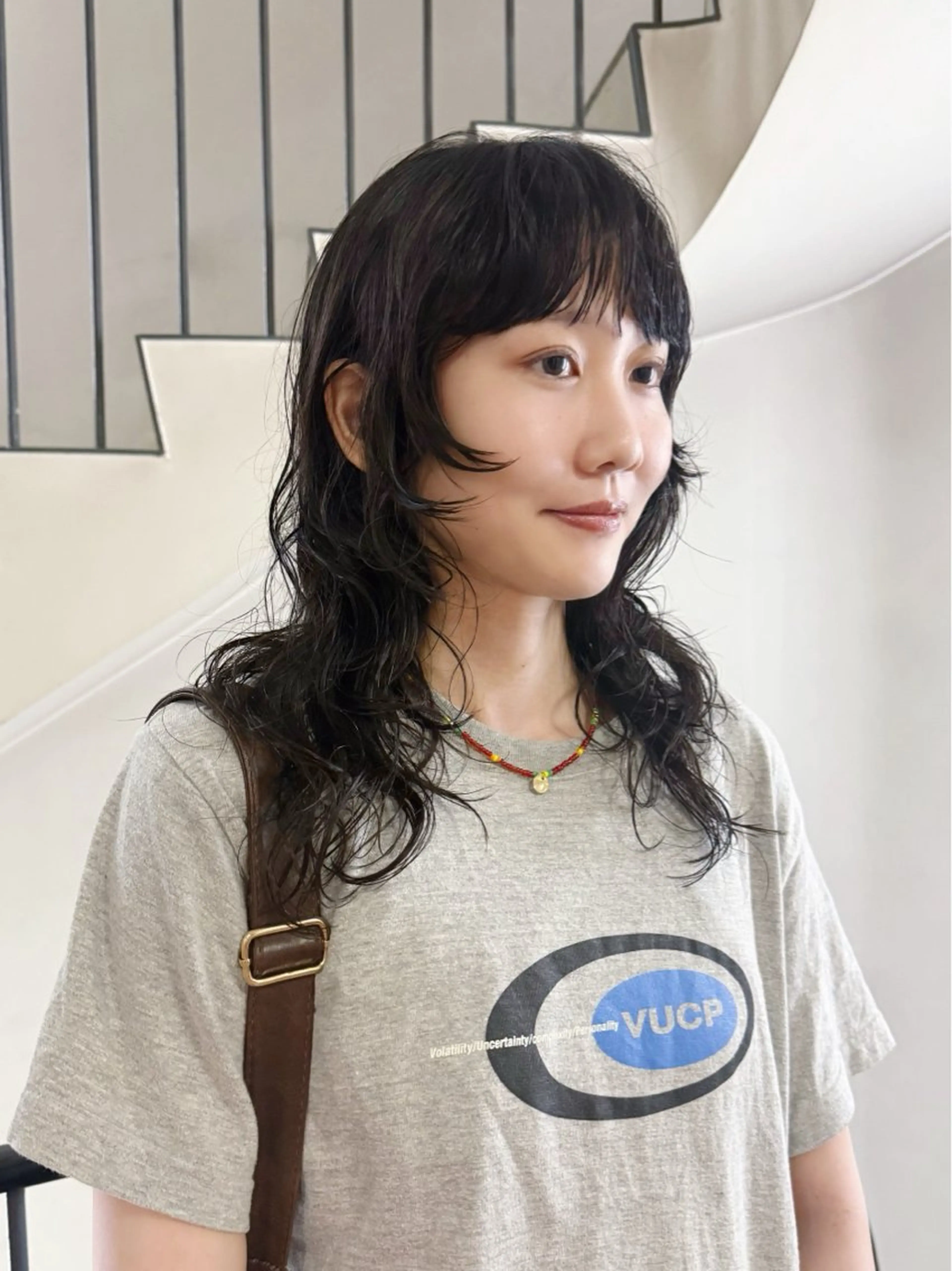 ロング パーマ レイヤーカット カット パーマ トリートメント hanami /名駅のヘアスタイル