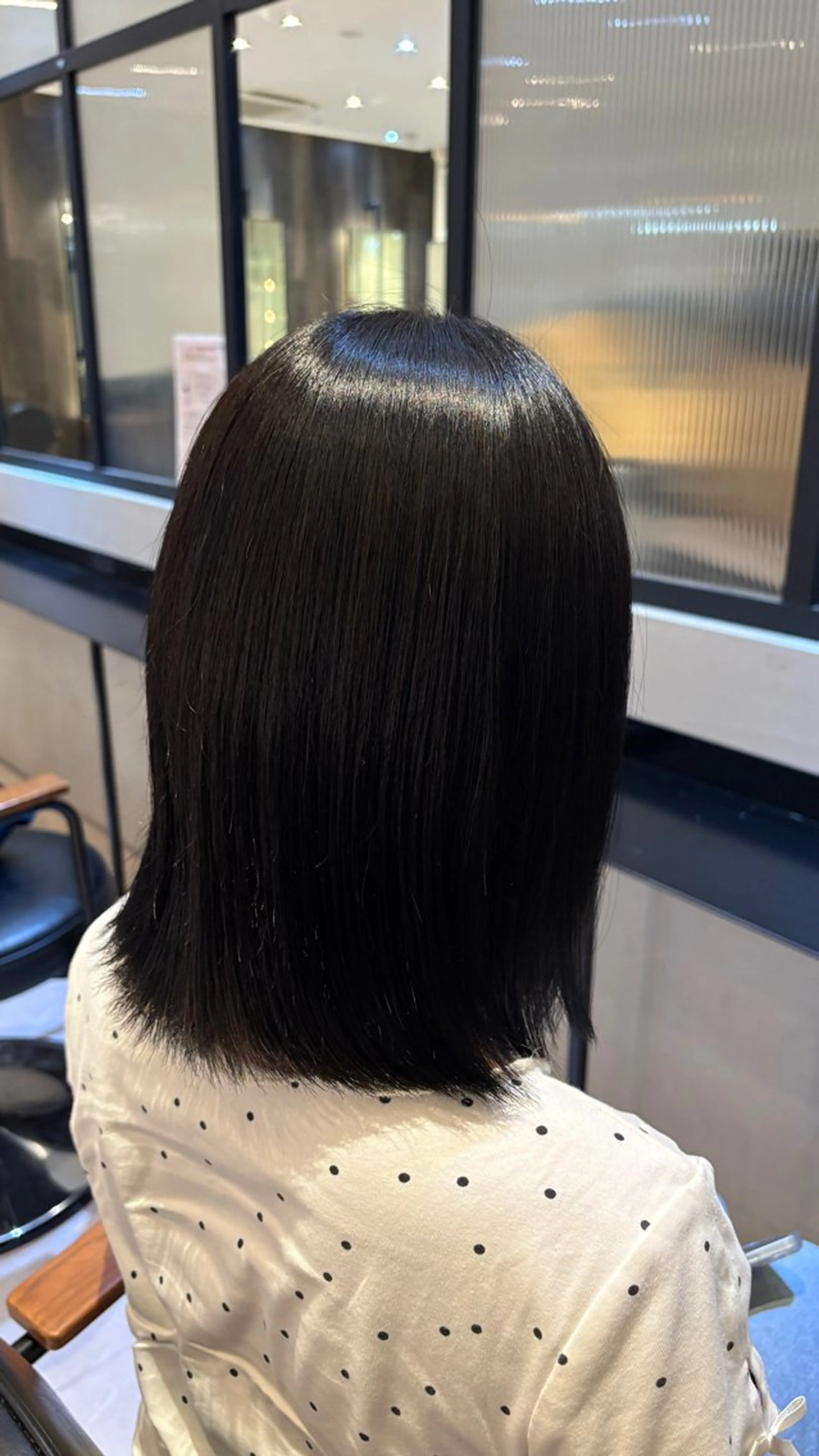 ミディアム カラー 黒髪 ヘアカラー カラーエステ/髪質 sayuri🍓のヘアスタイル