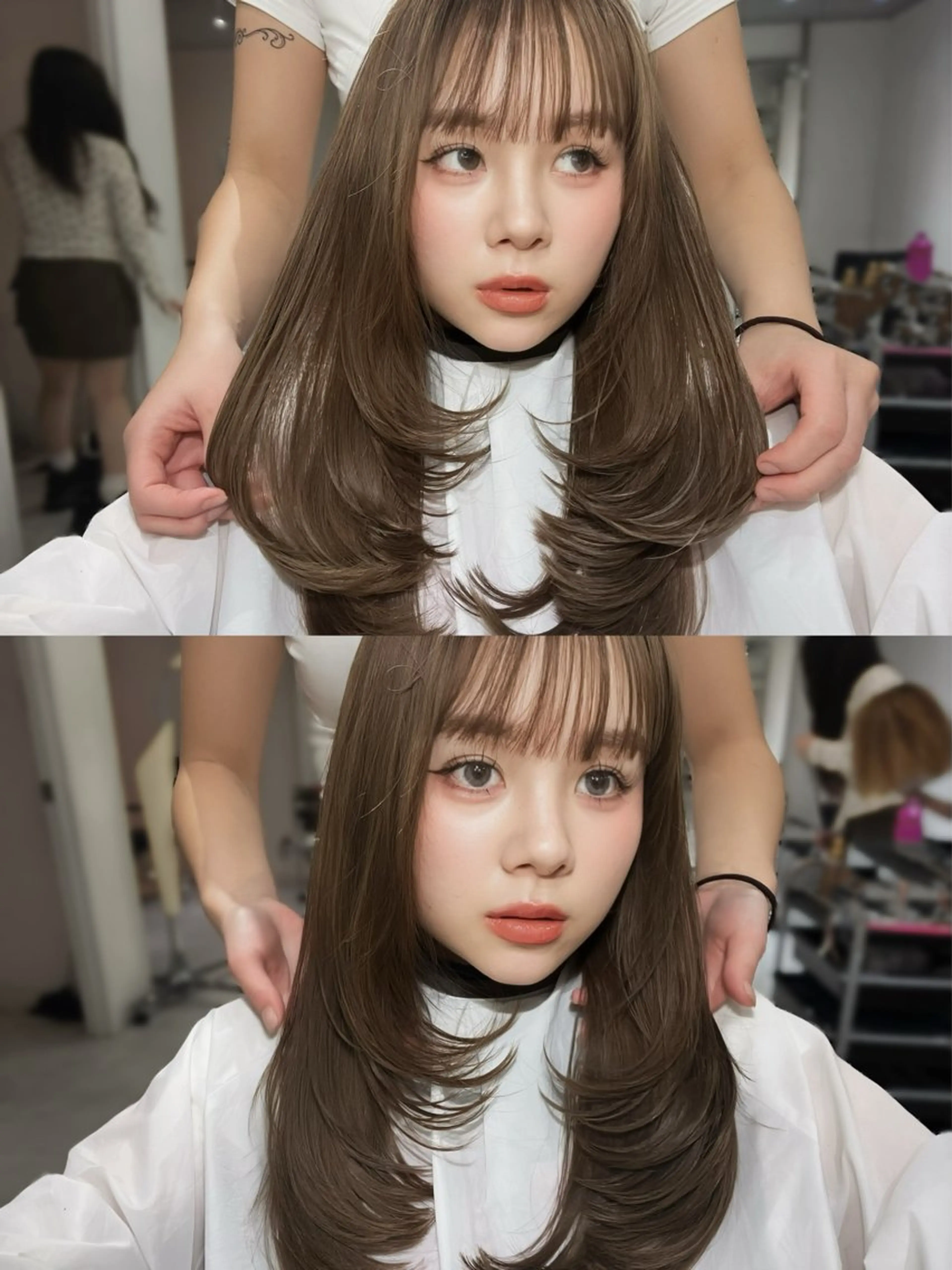 ロング レイヤーカット YOLO/ HANAのヘアスタイル