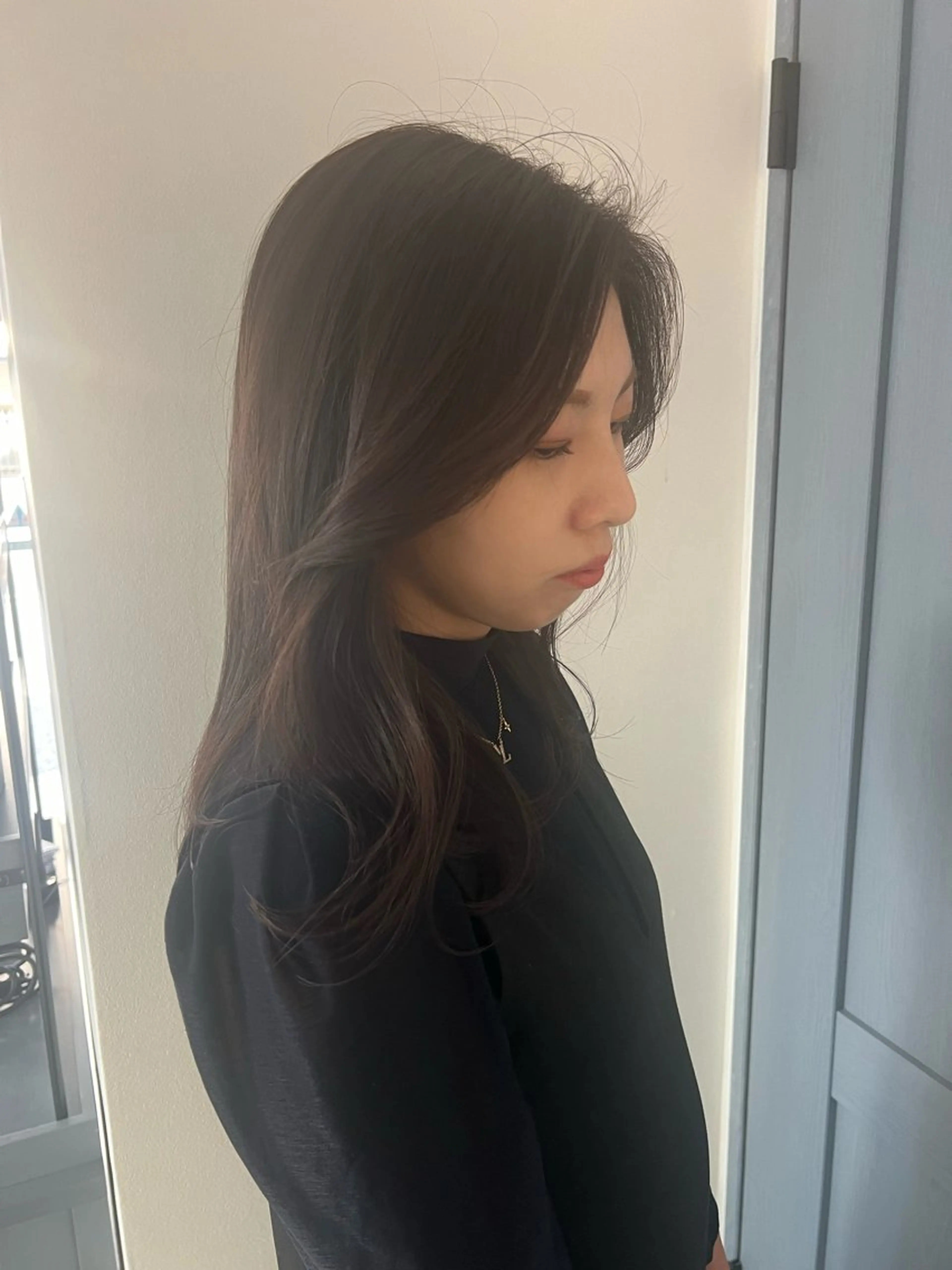 セミロング カラー カット ヘアカラー ヘッドスパ Mirror'所属・ショート/韓国ヘア 押本恵一のヘアスタイル